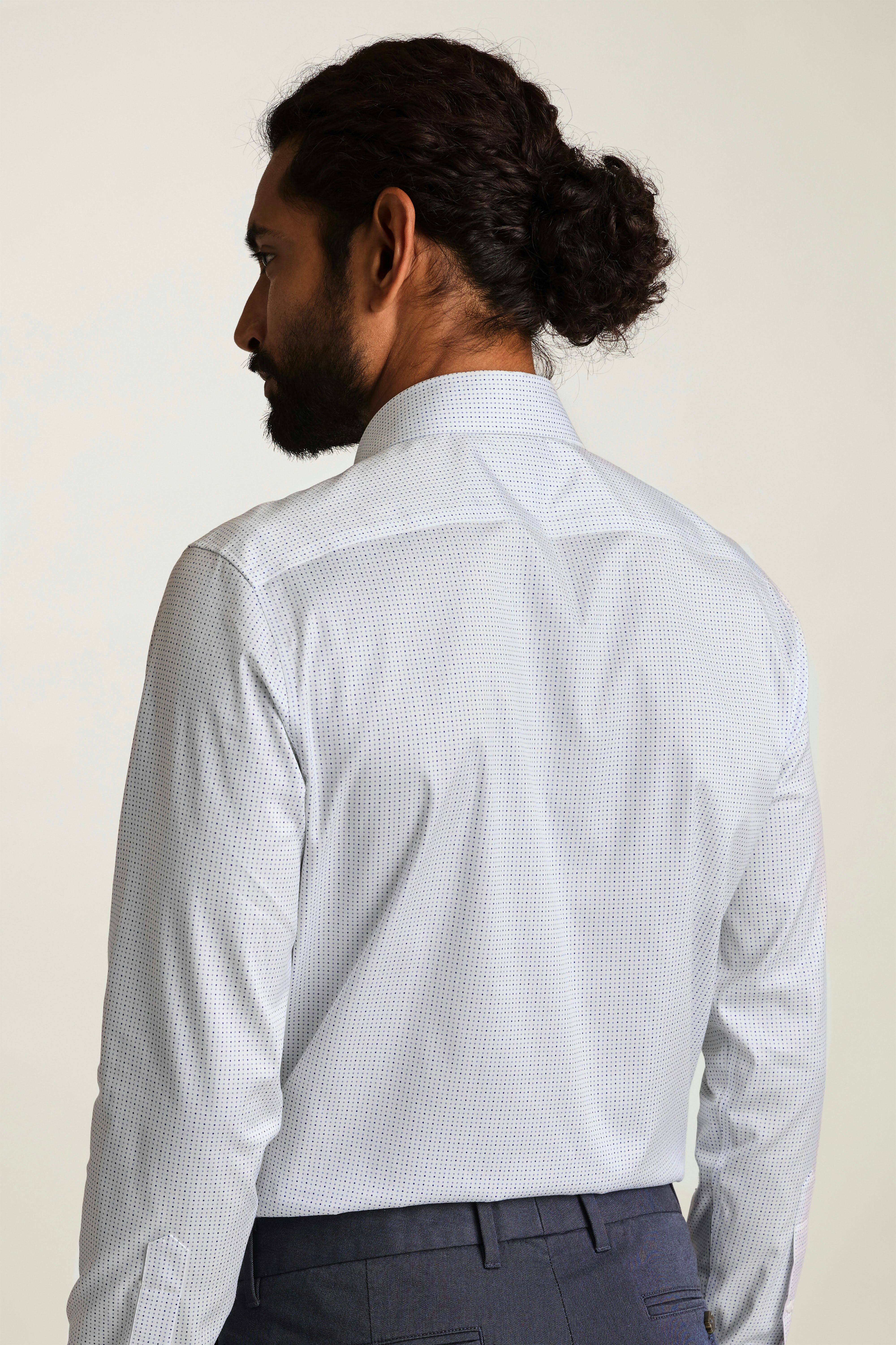 Weekday Warrior Dress Shirt multi blue dimitri dot