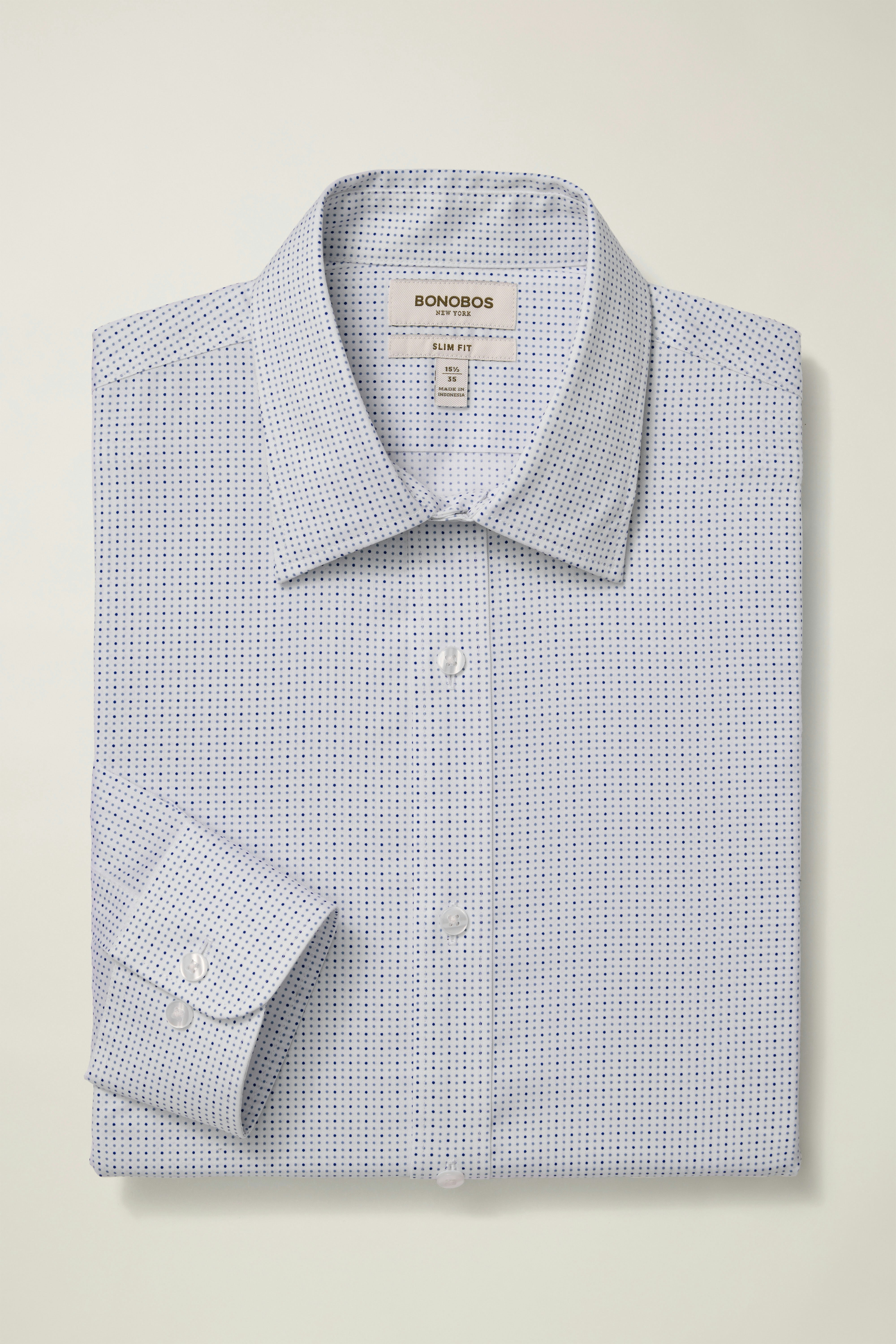 Weekday Warrior Dress Shirt multi blue dimitri dot