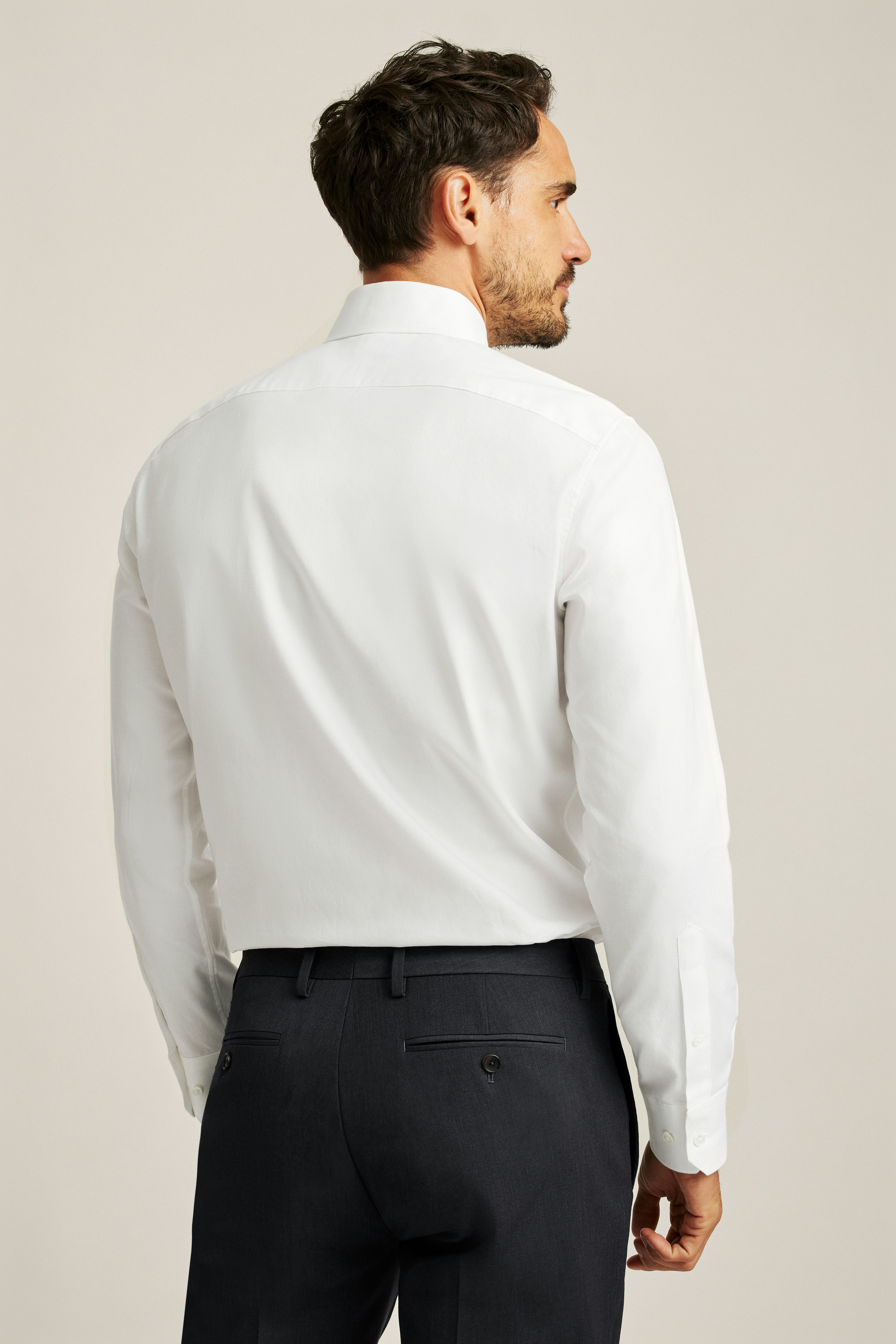 Jetsetter Premium Dress Shirt white dobby