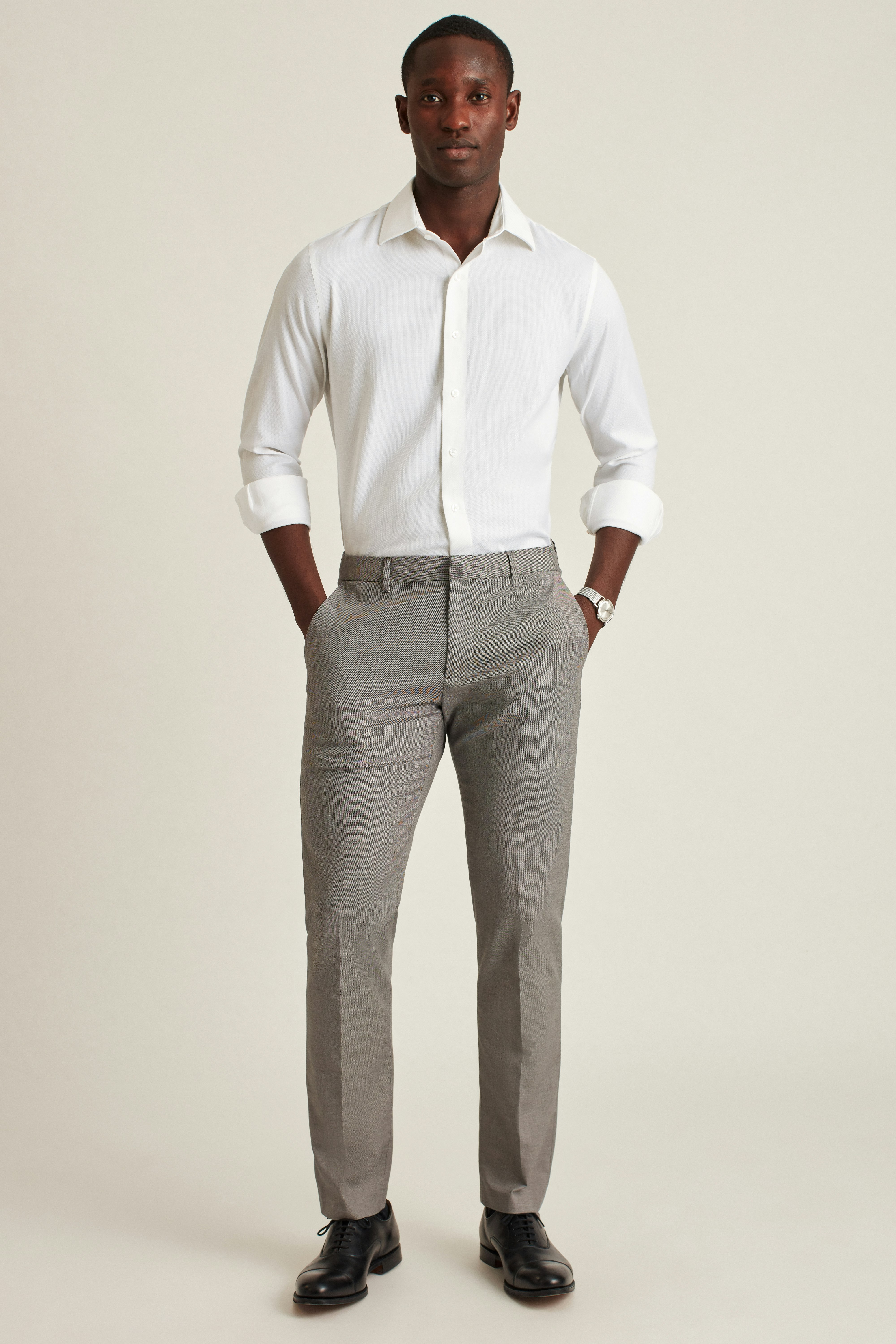 The Desk To Dinner Shirt white texture