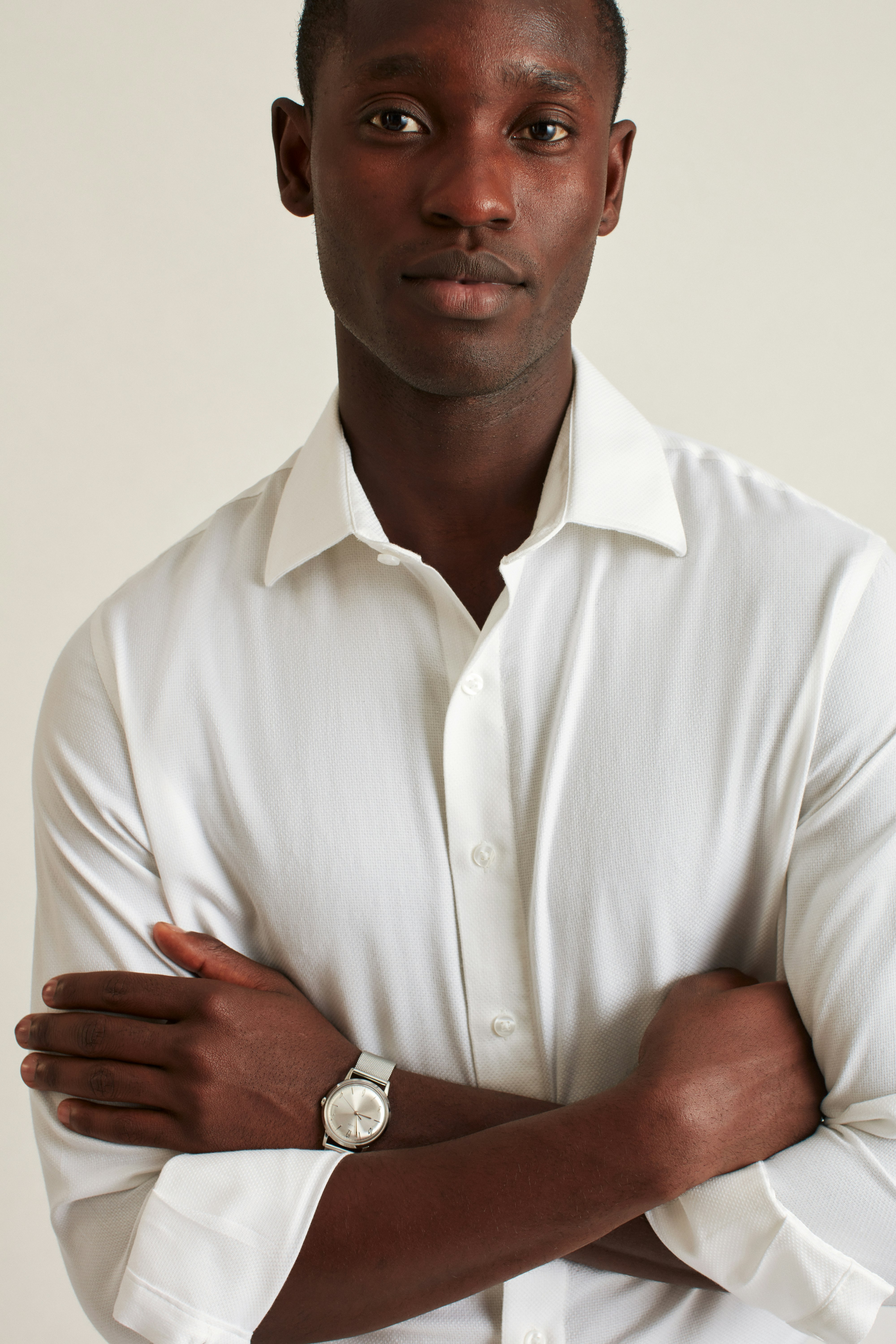 The Desk To Dinner Shirt white texture