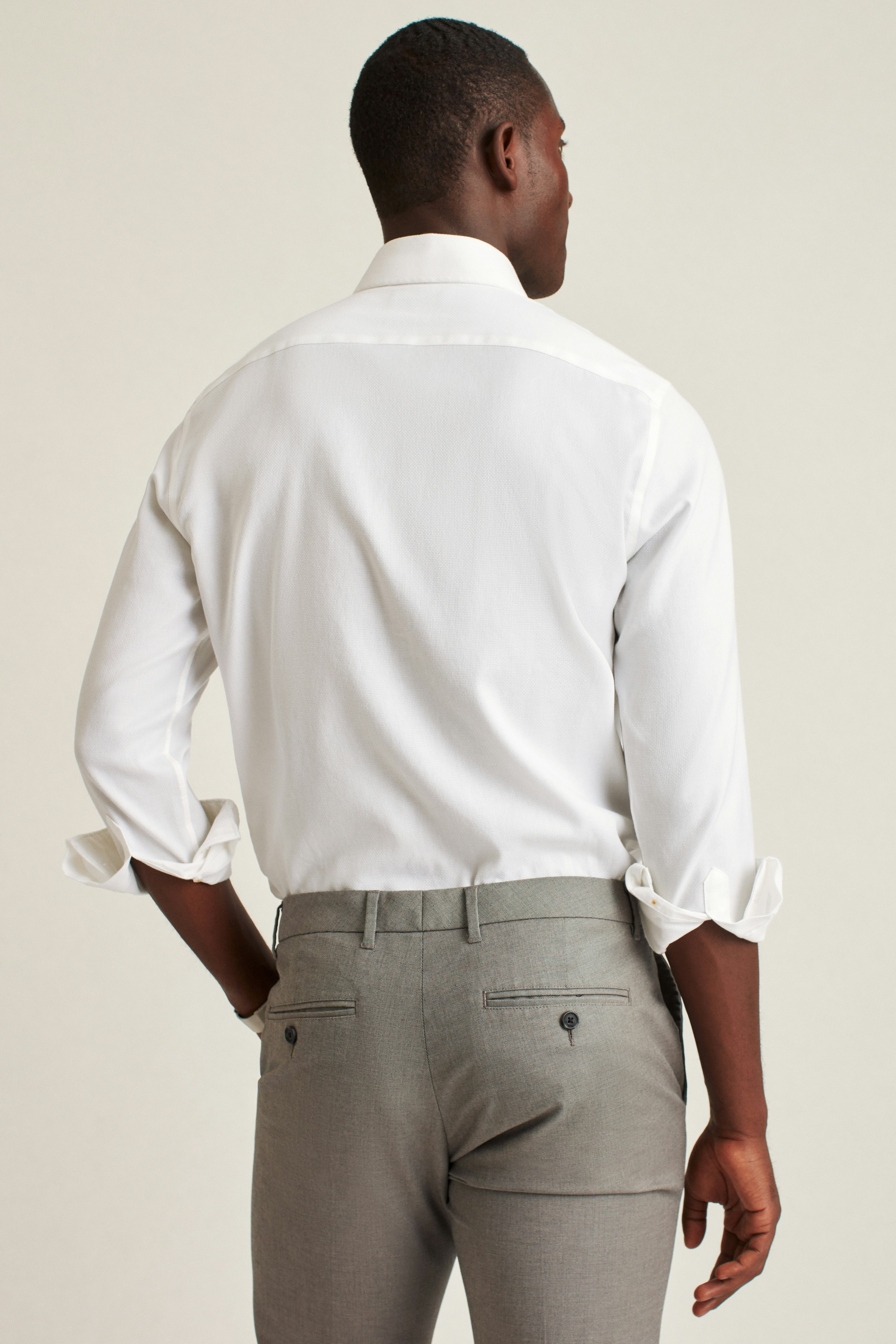 The Desk To Dinner Shirt white texture