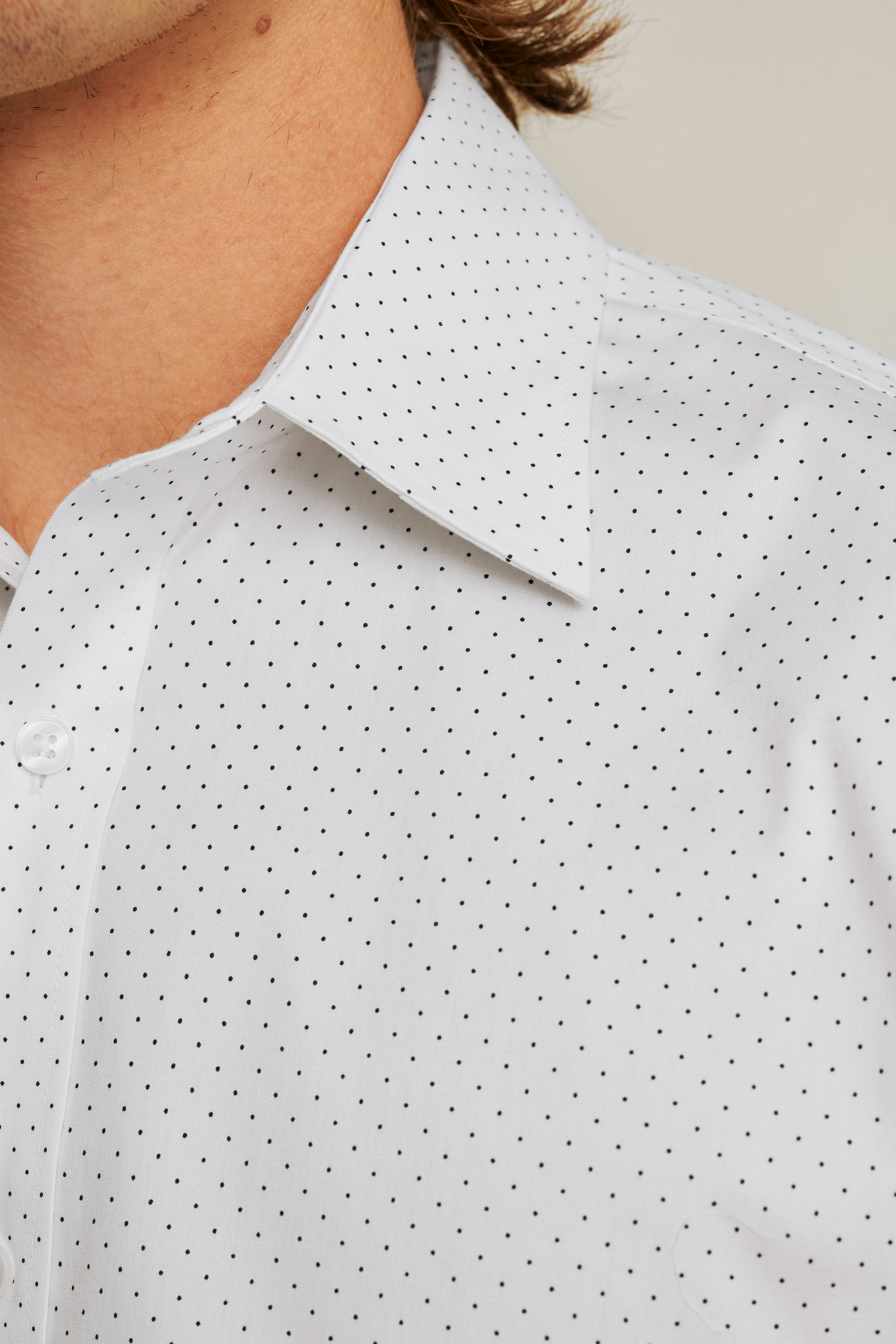 Weekday Warrior Dress Shirt navy dot