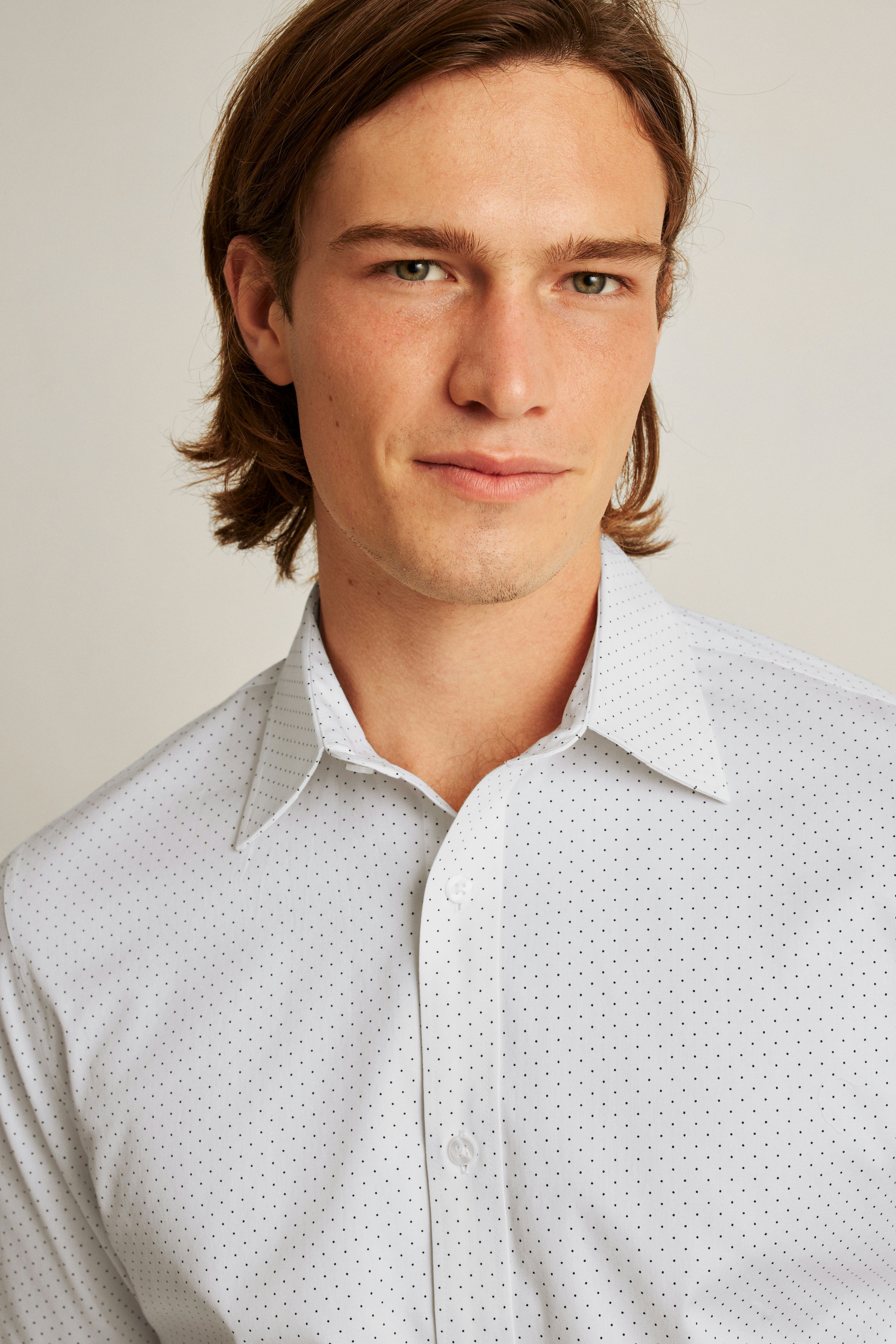 Weekday Warrior Dress Shirt navy dot