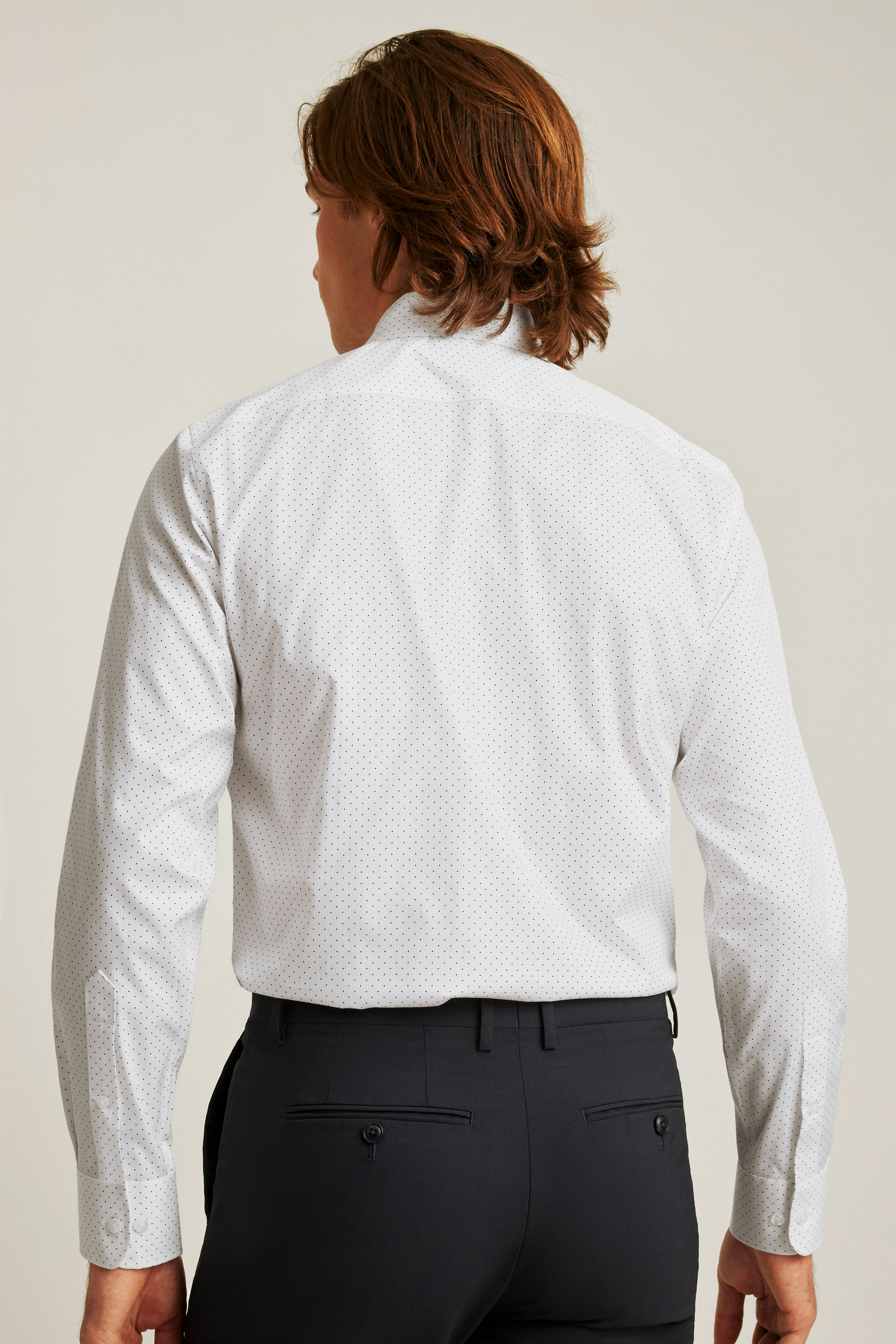Weekday Warrior Dress Shirt navy dot