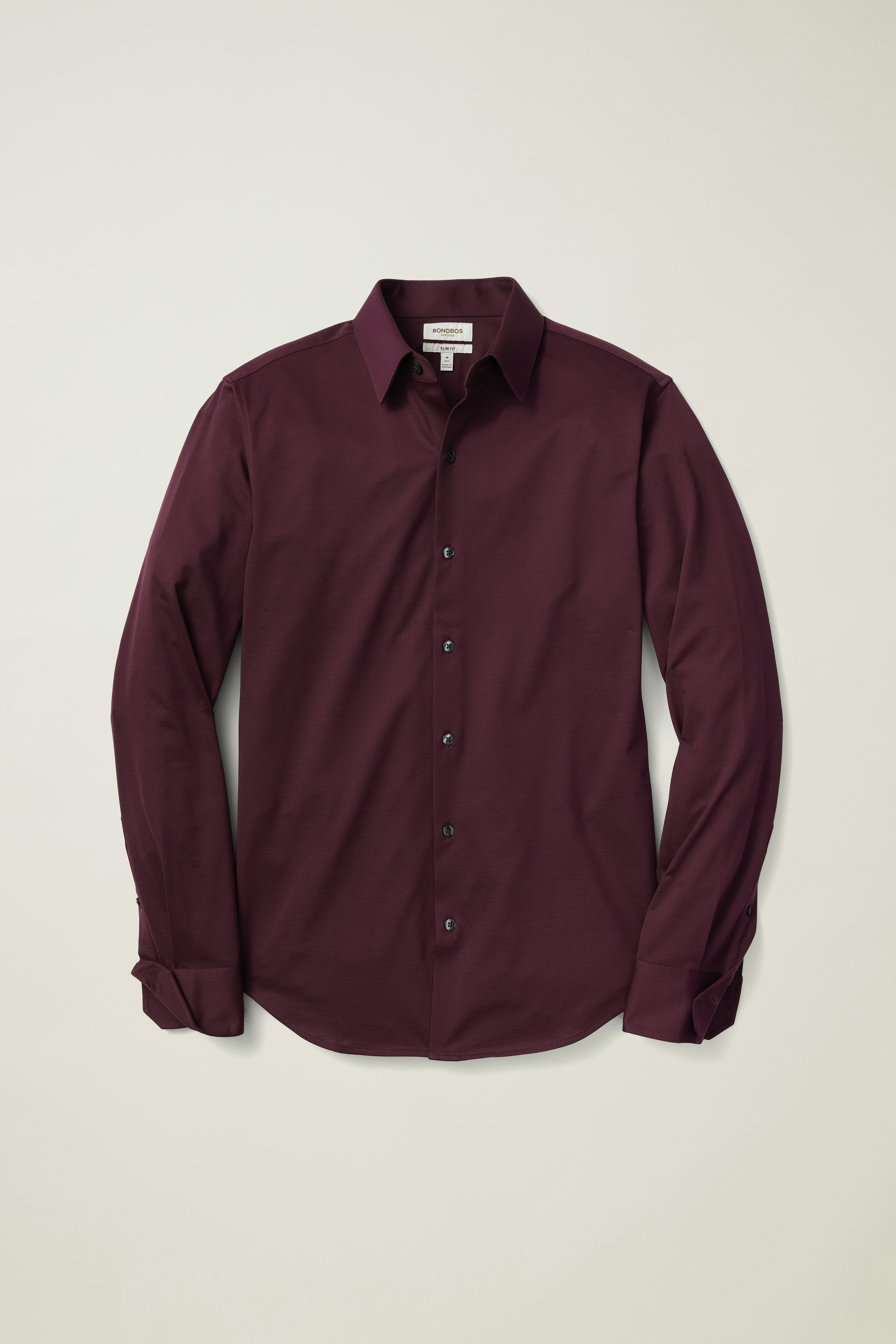 Tech Pique Button Down Shirt burgundy 5 Tech Pique Button Down Shirt burgundy