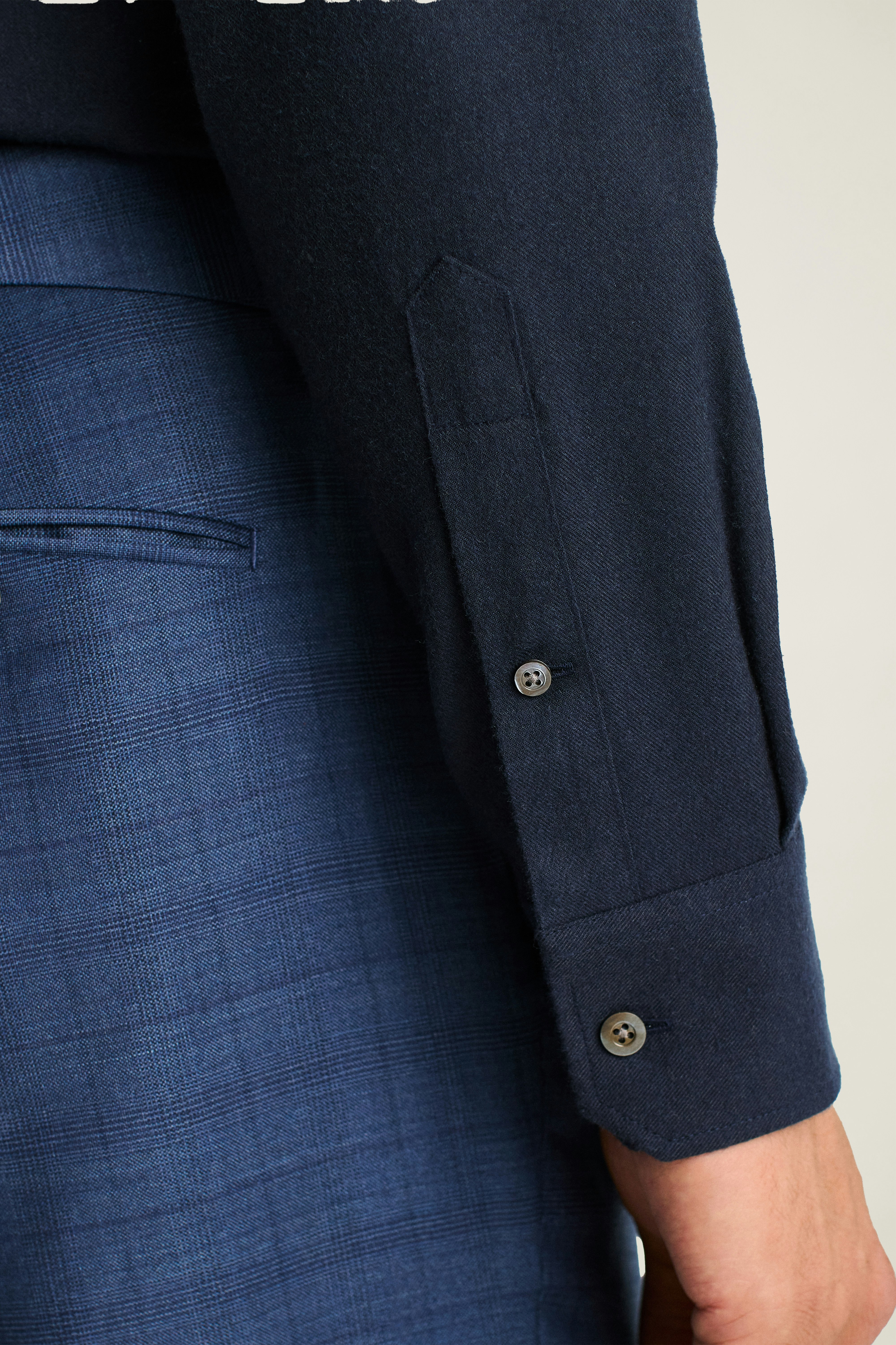 Jetsetter Premium Merino Dress Shirt navy blue