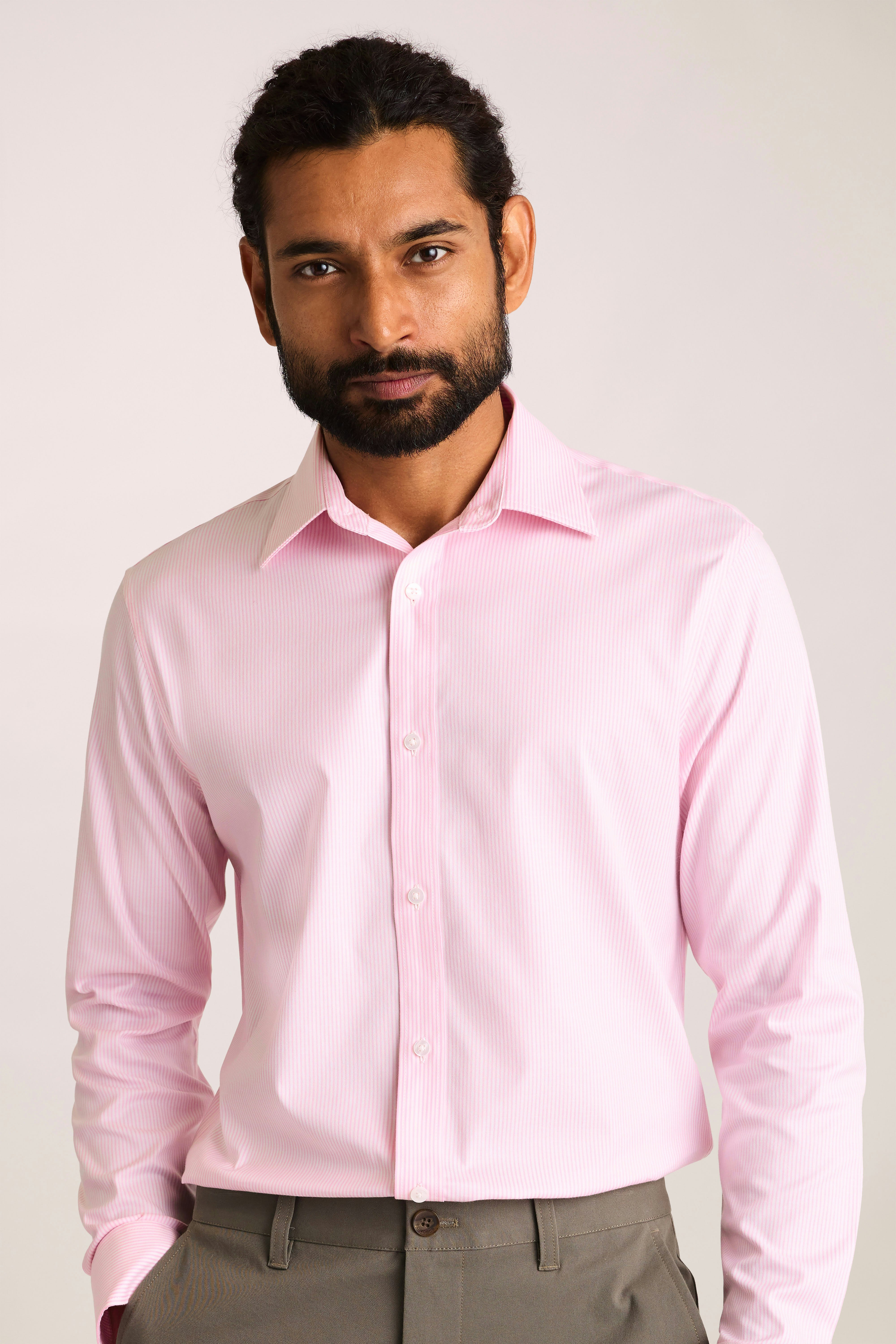 Weekday Warrior Dress Shirt pink melville stripe