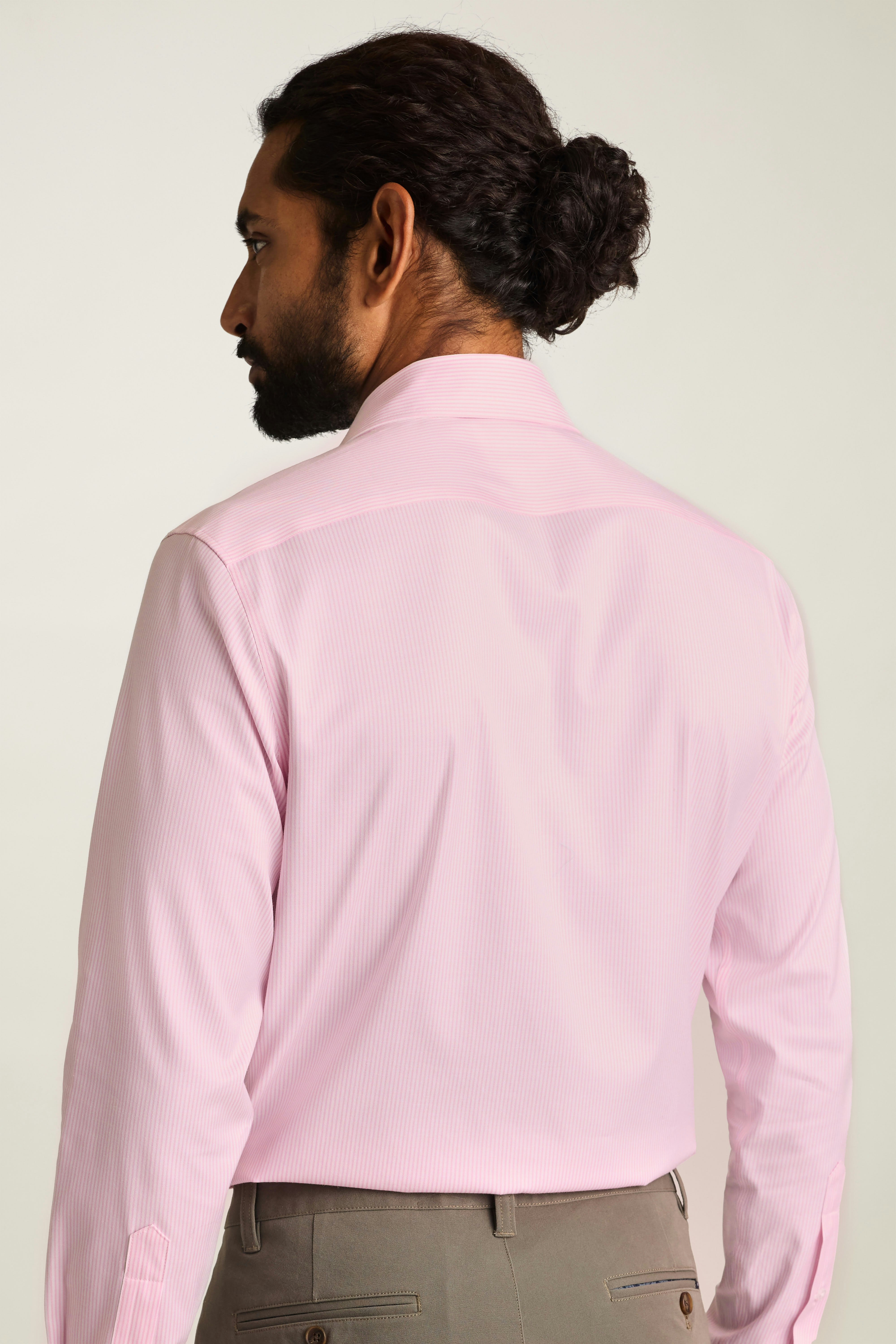 Weekday Warrior Dress Shirt pink melville stripe