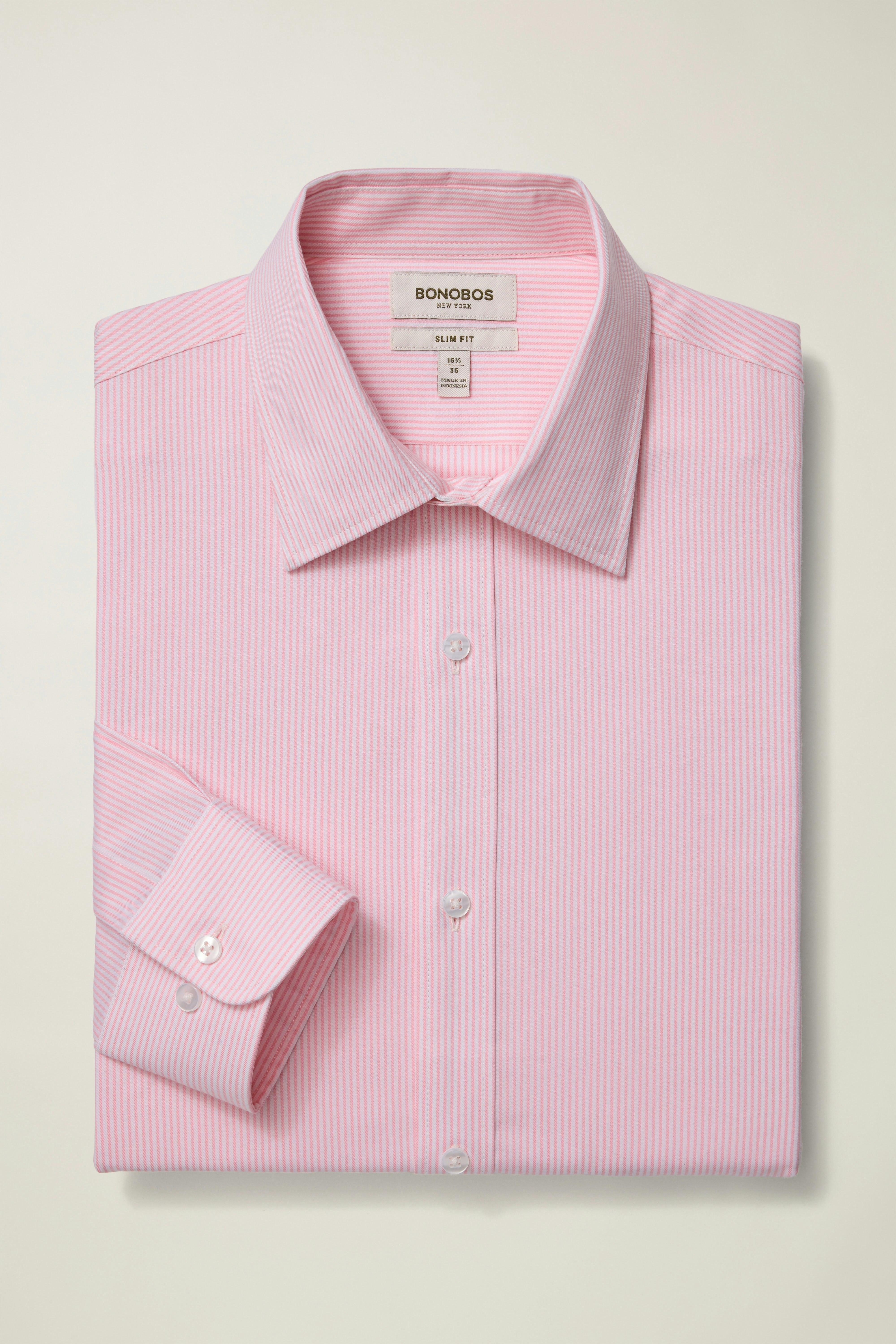 Weekday Warrior Dress Shirt pink melville stripe