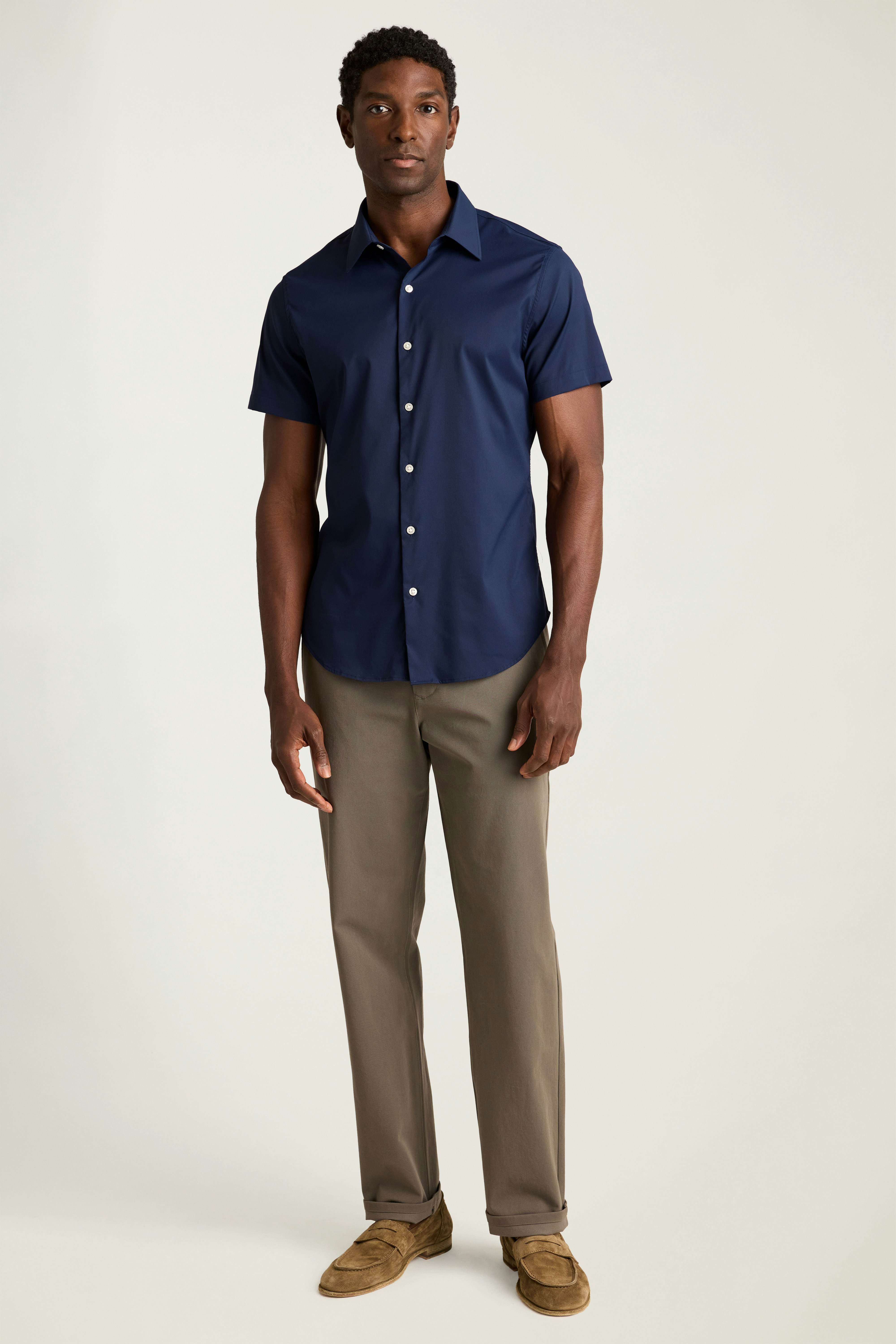 Tech Short Sleeve Shirt navy