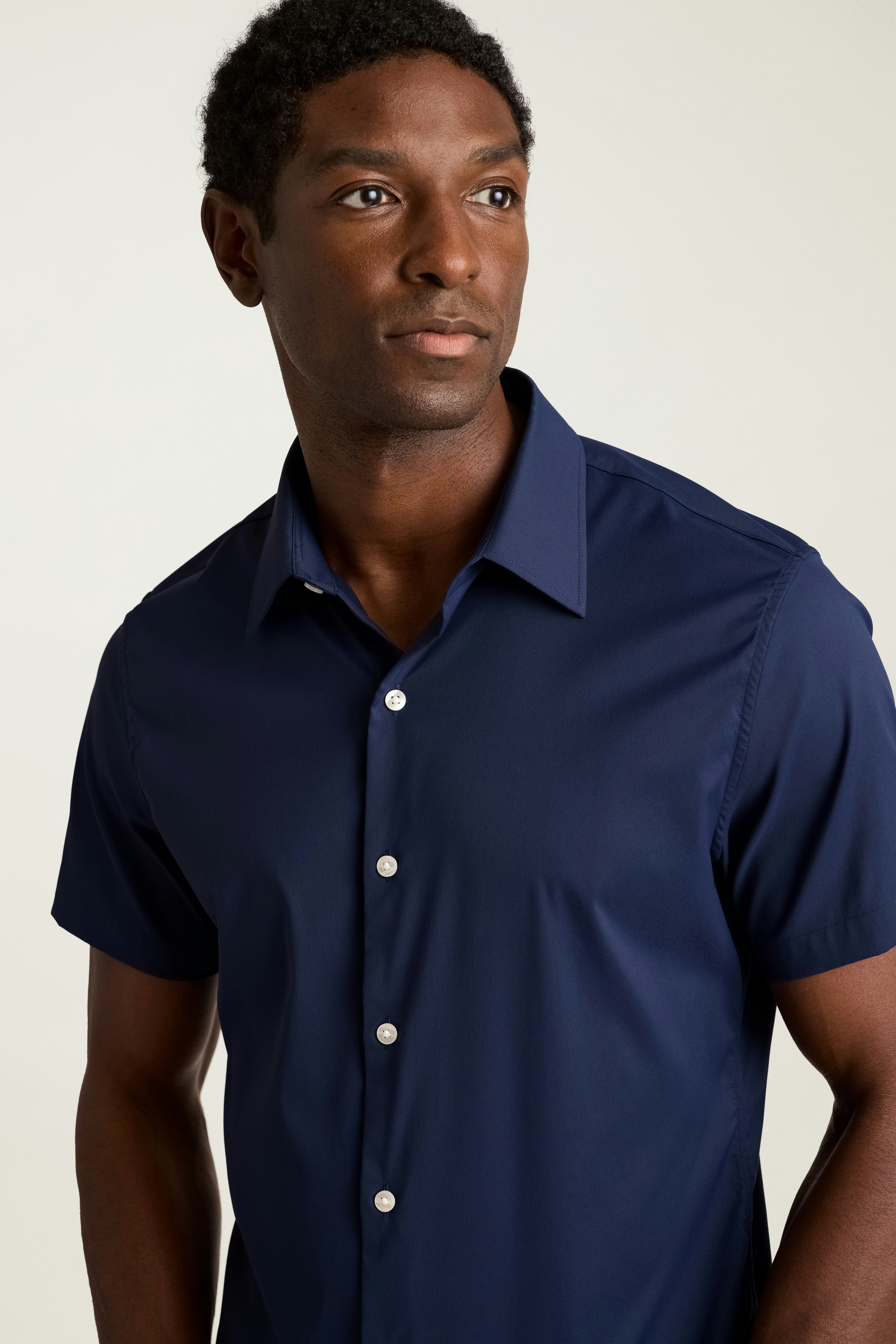 Tech Short Sleeve Shirt navy