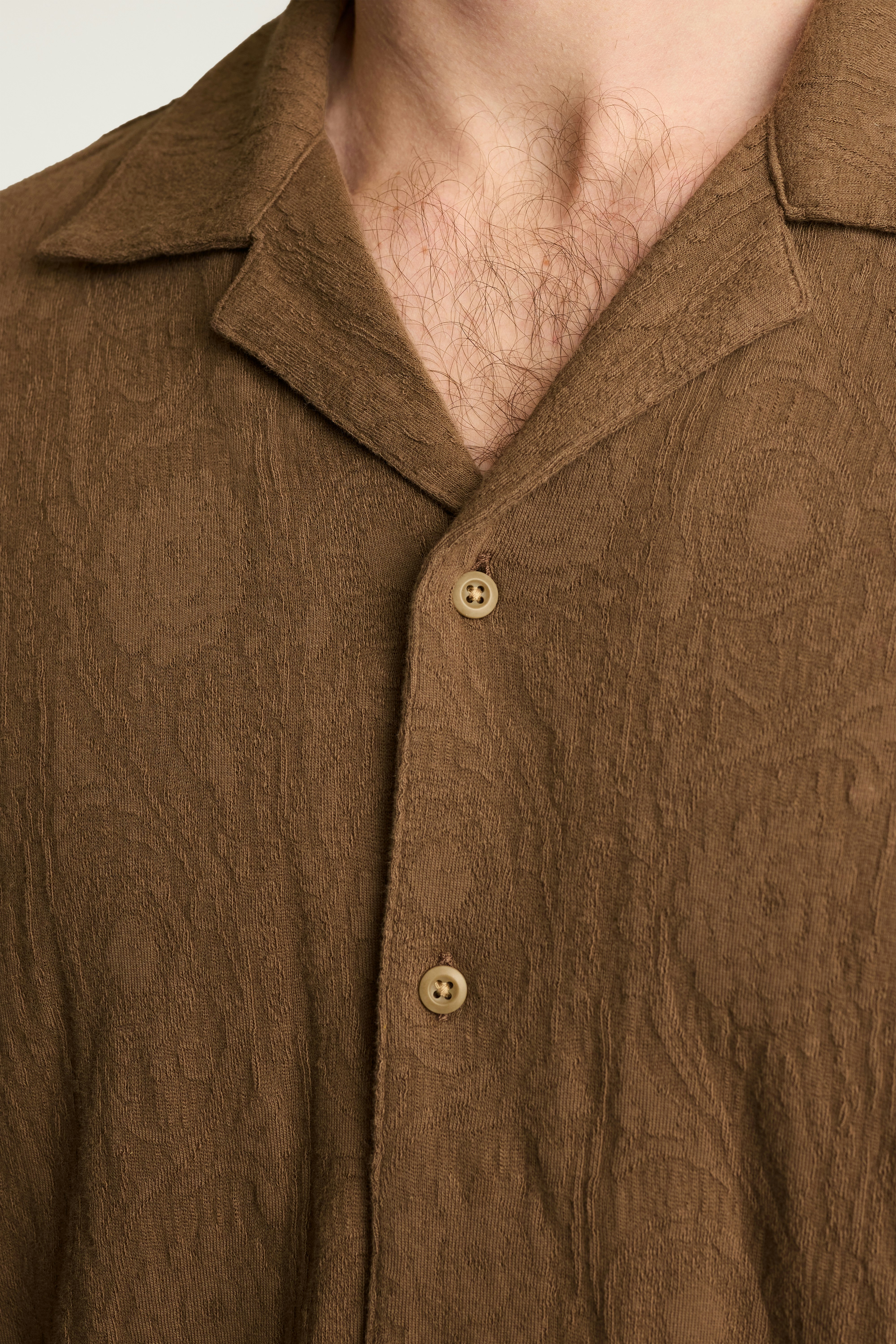 Resort Jacquard Cabana Shirt espresso brown