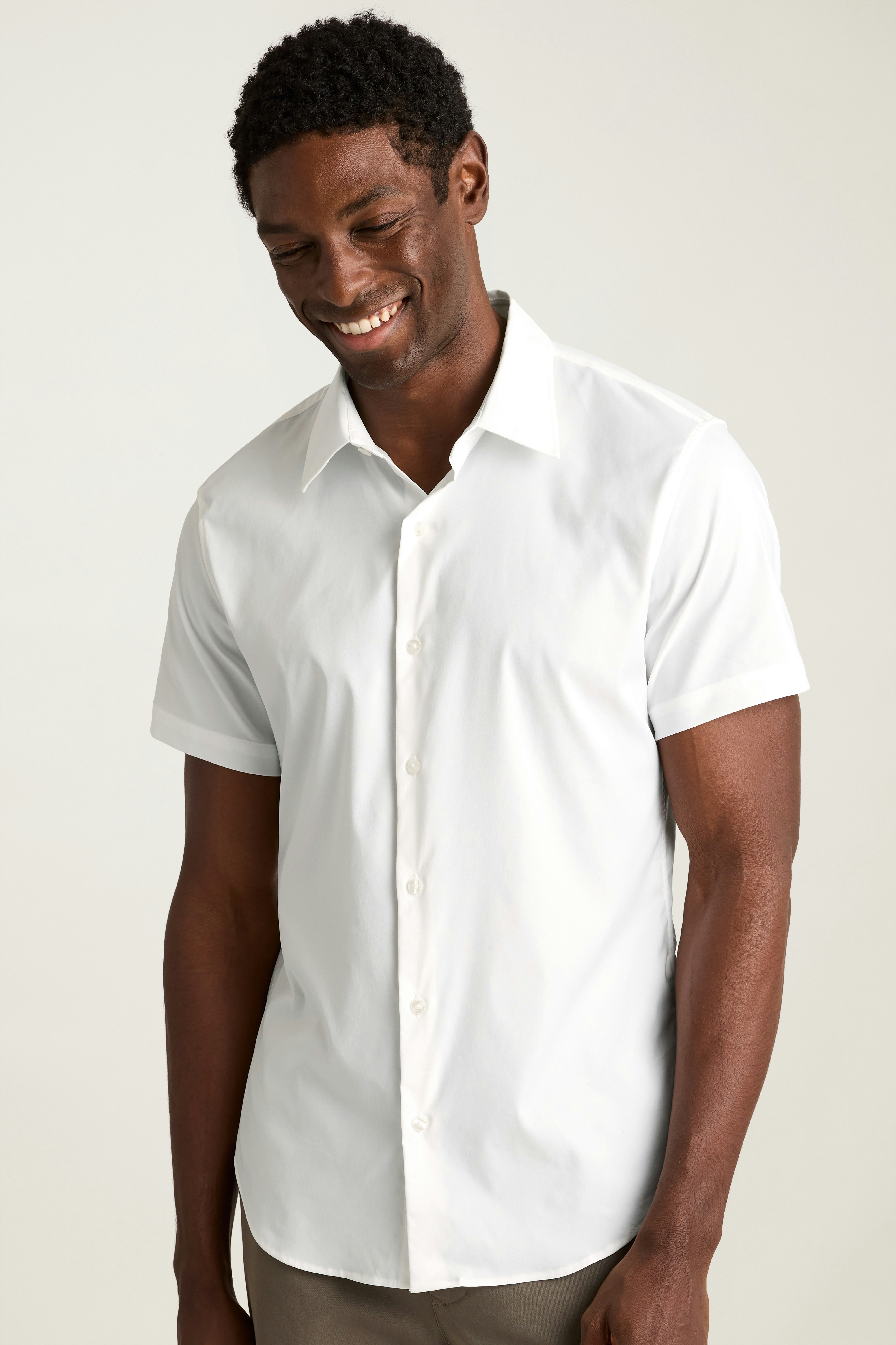 Tech Short Sleeve Shirt white