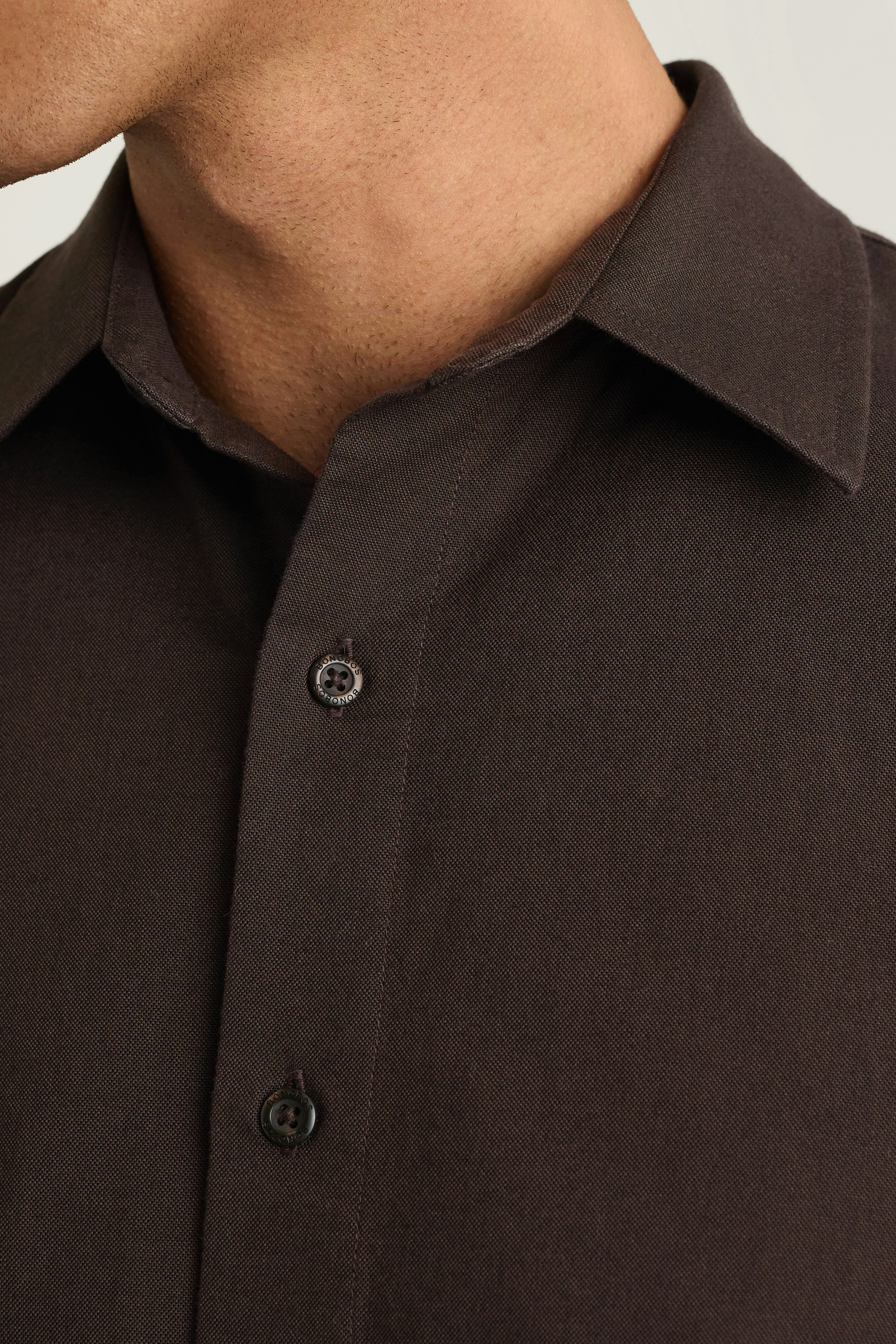 Riviera Short Sleeve Shirt dark chocolate oxford