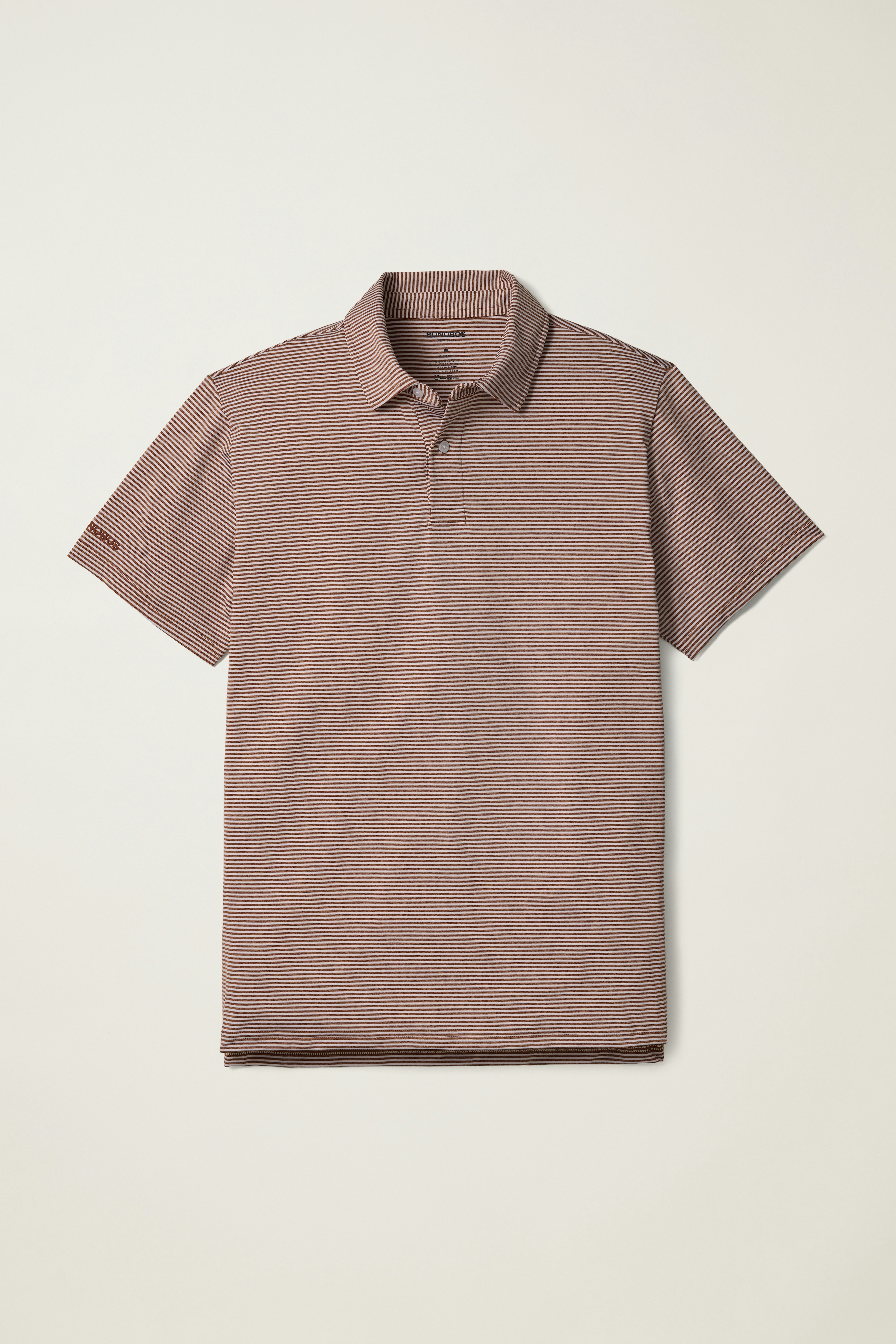 Performance Golf Polo rust stripe
