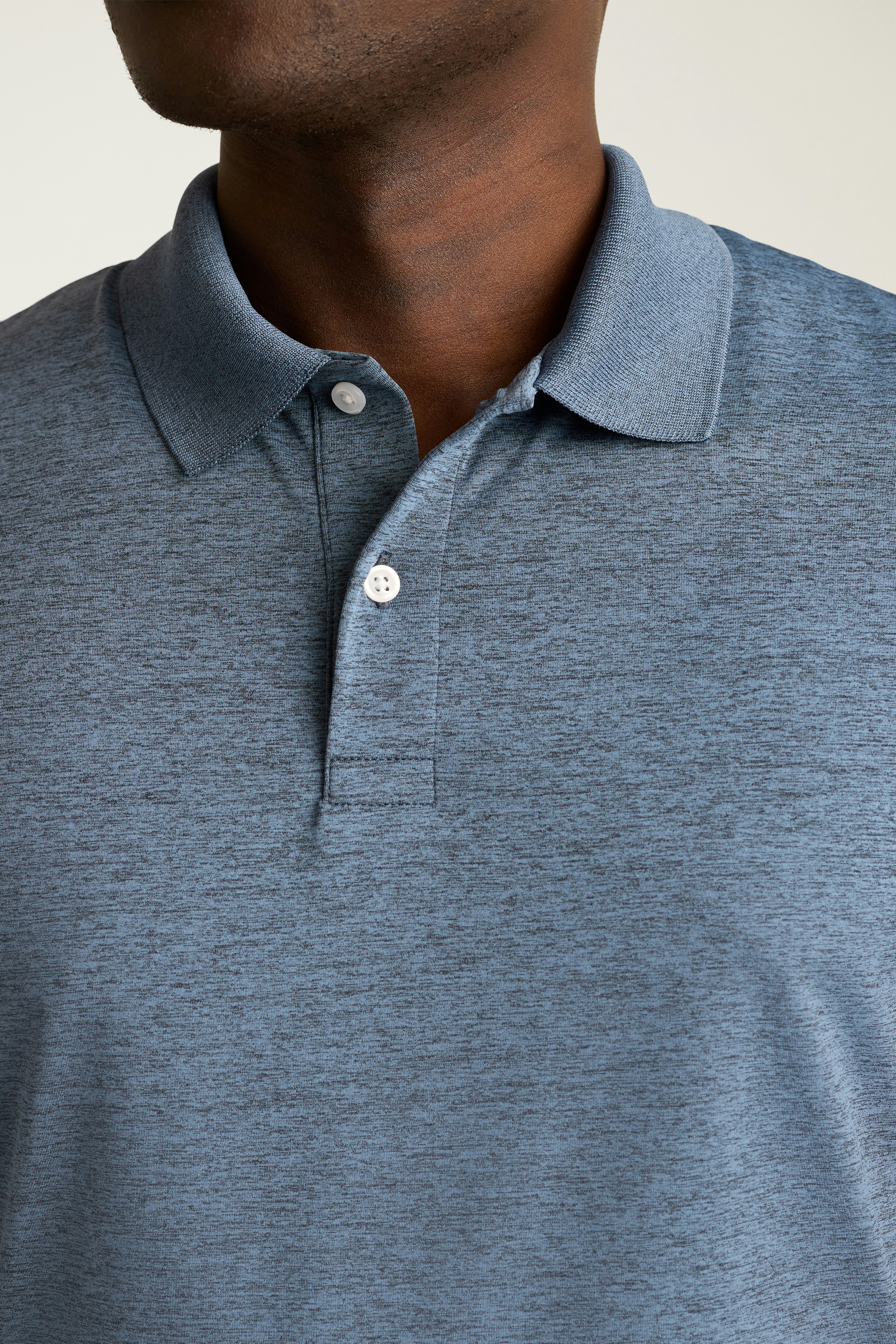 Performance Golf Polo heather denim blue