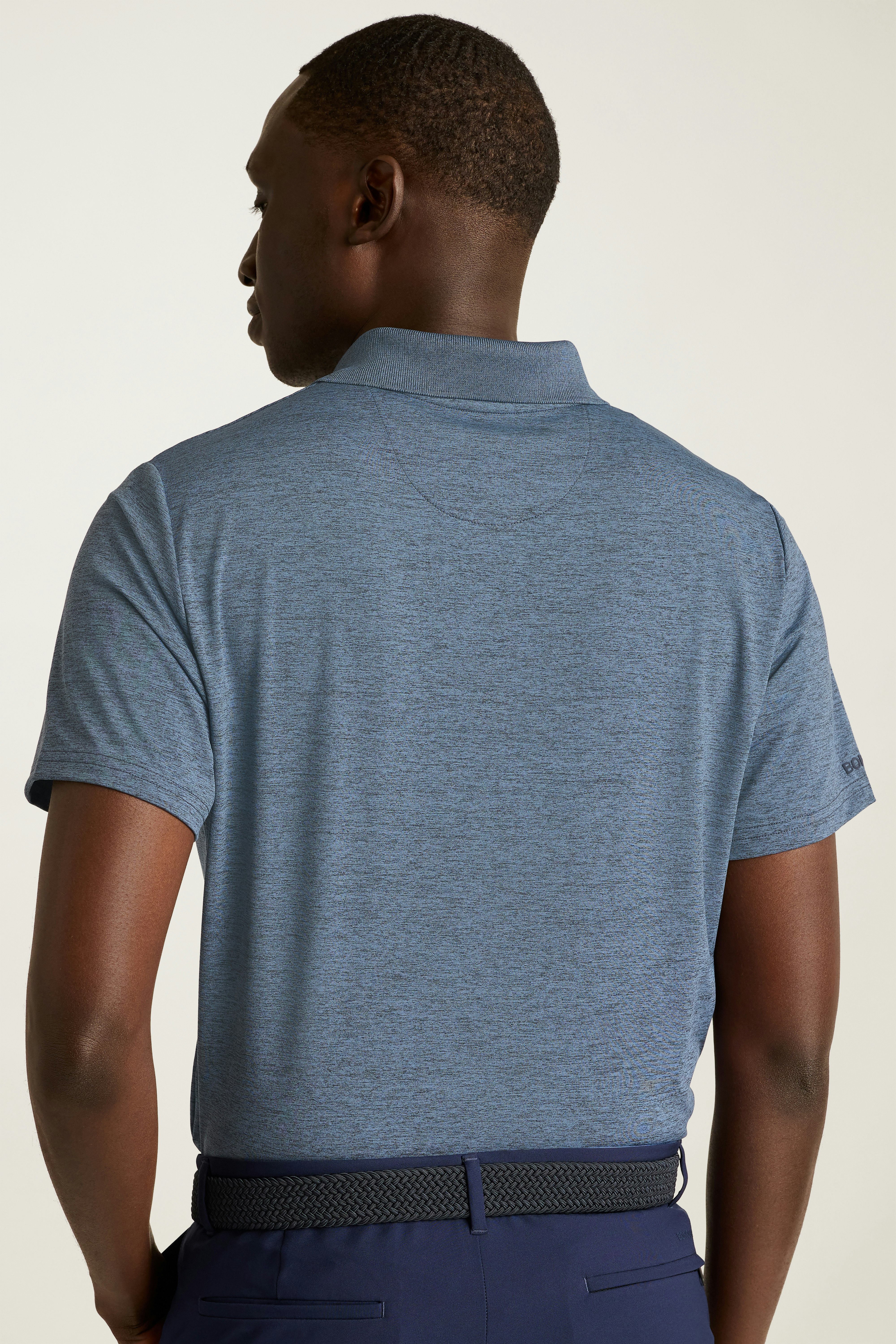 Performance Golf Polo heather denim blue