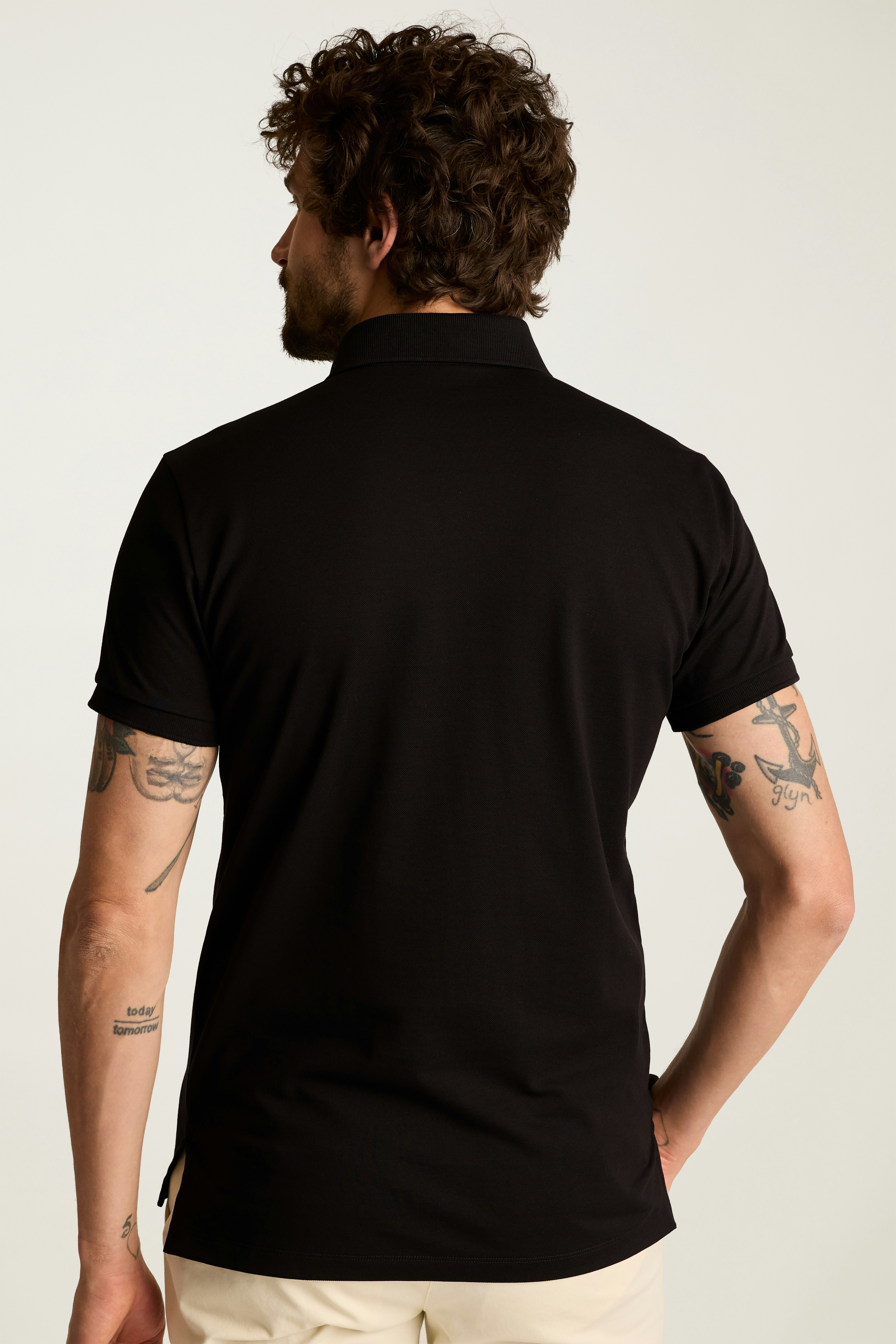 Stretch Pique Polo black