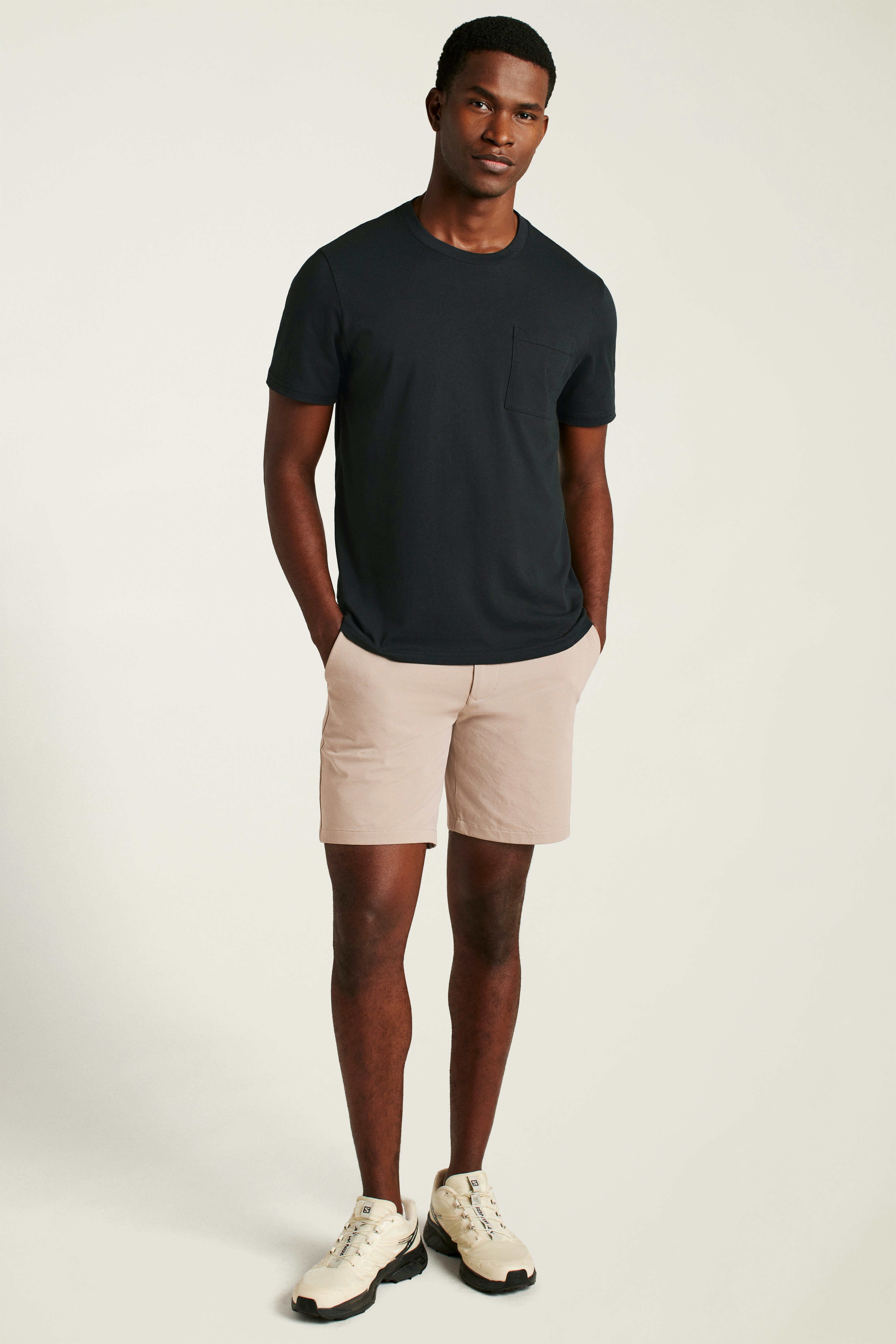 Forever Soft Cotton Pocket Tee black