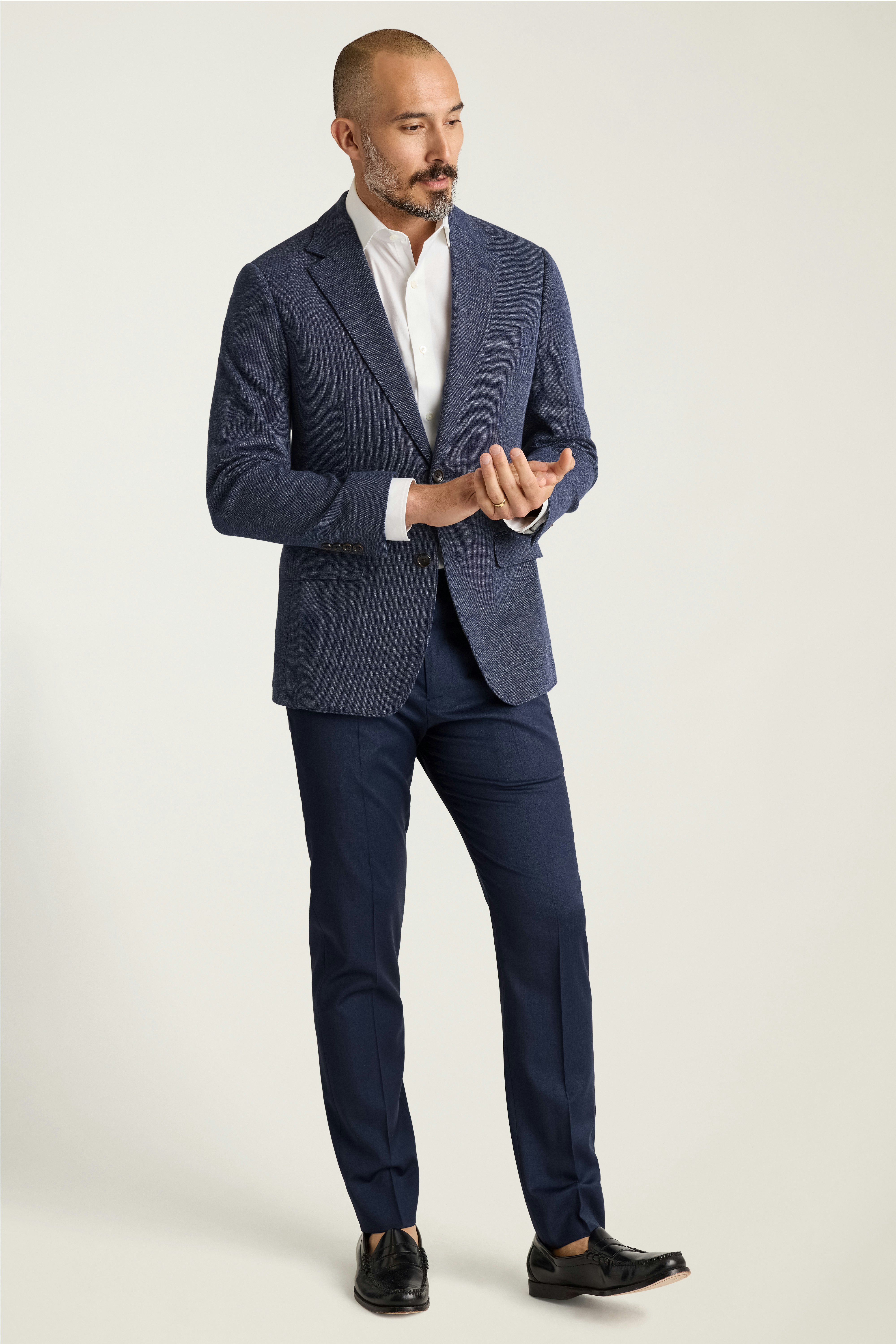 Jetsetter Knit Blazer navy