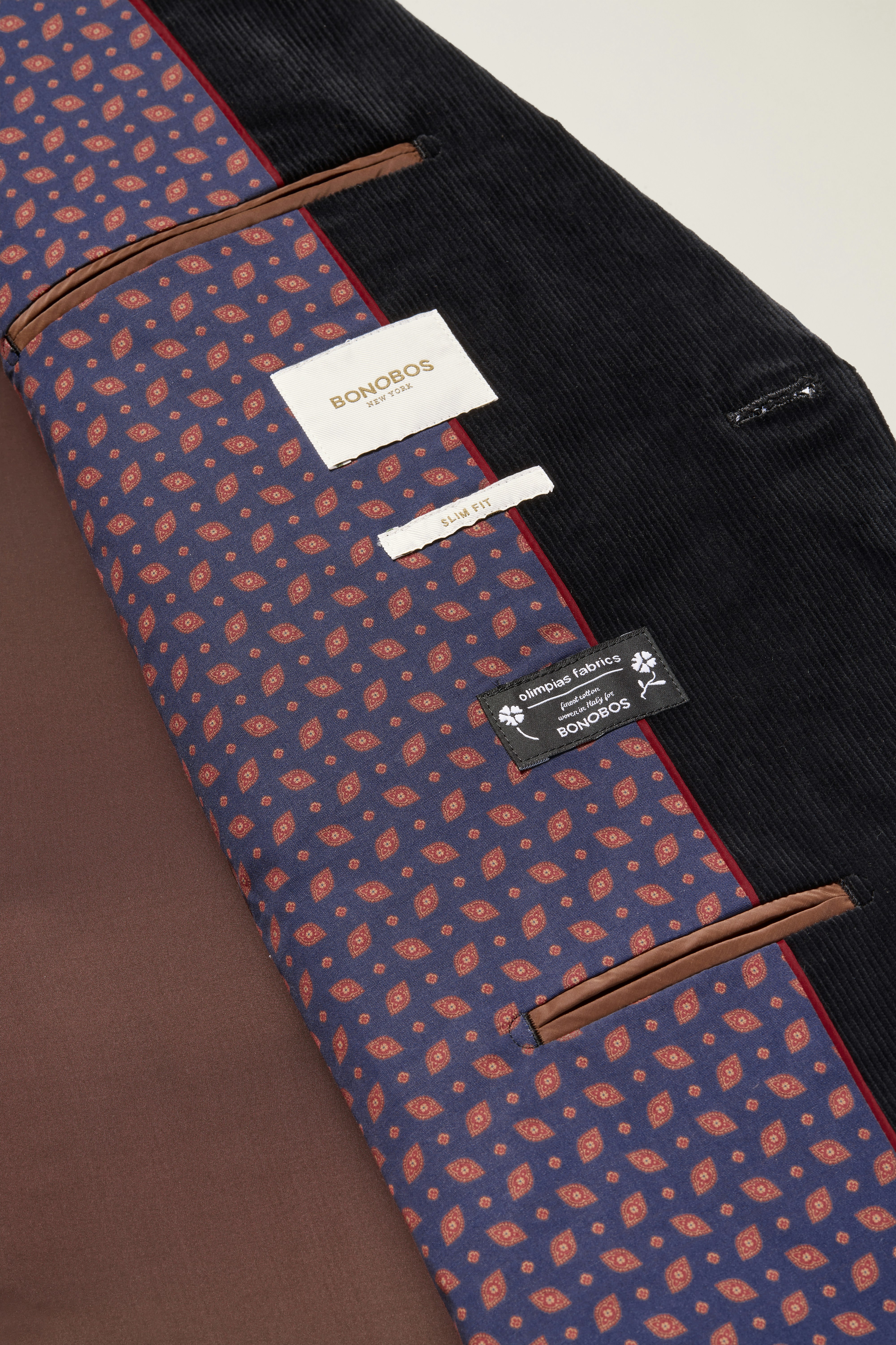 Jetsetter Italian Corduroy Blazer black