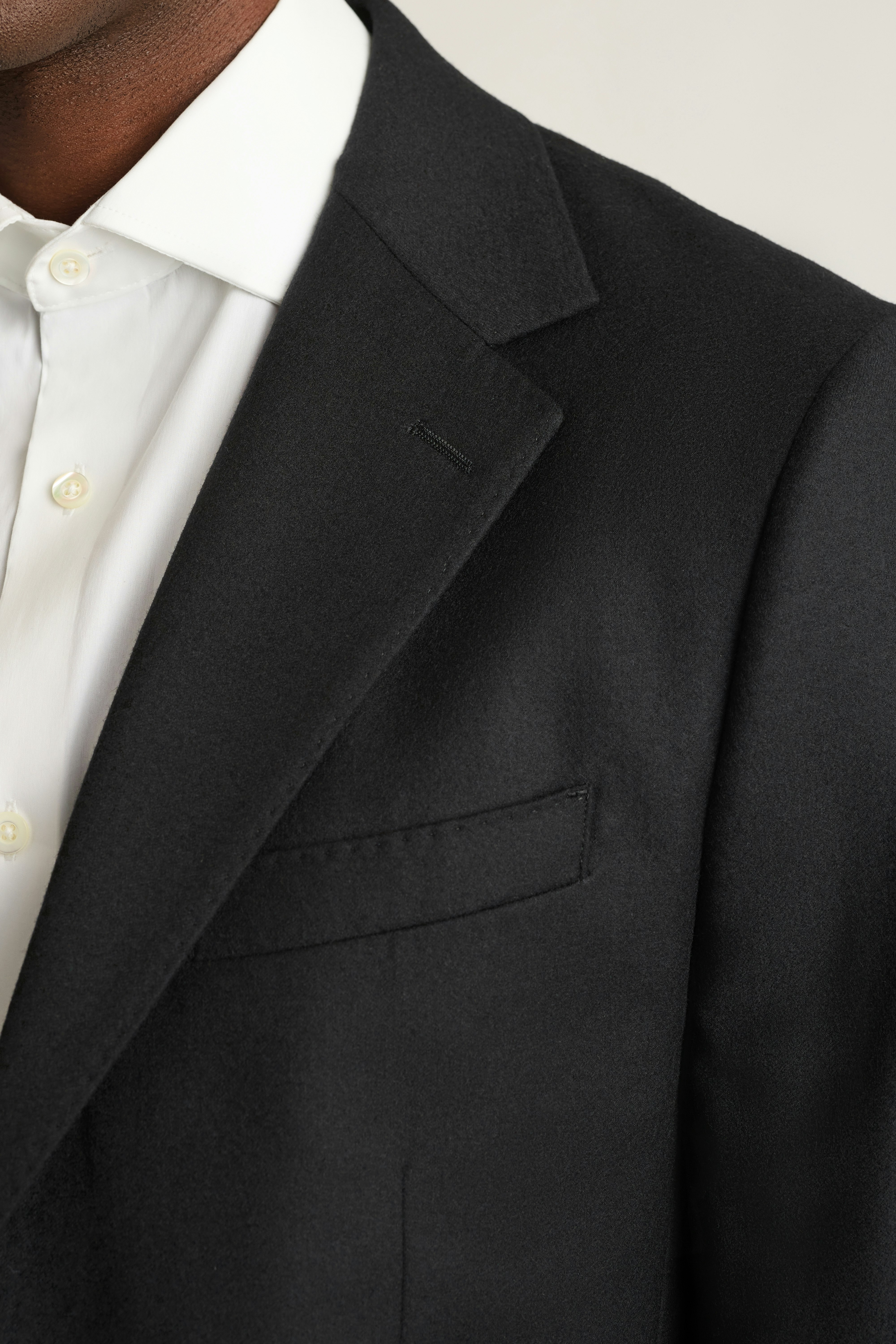 Jetsetter Italian Brushed Wool Blazer black