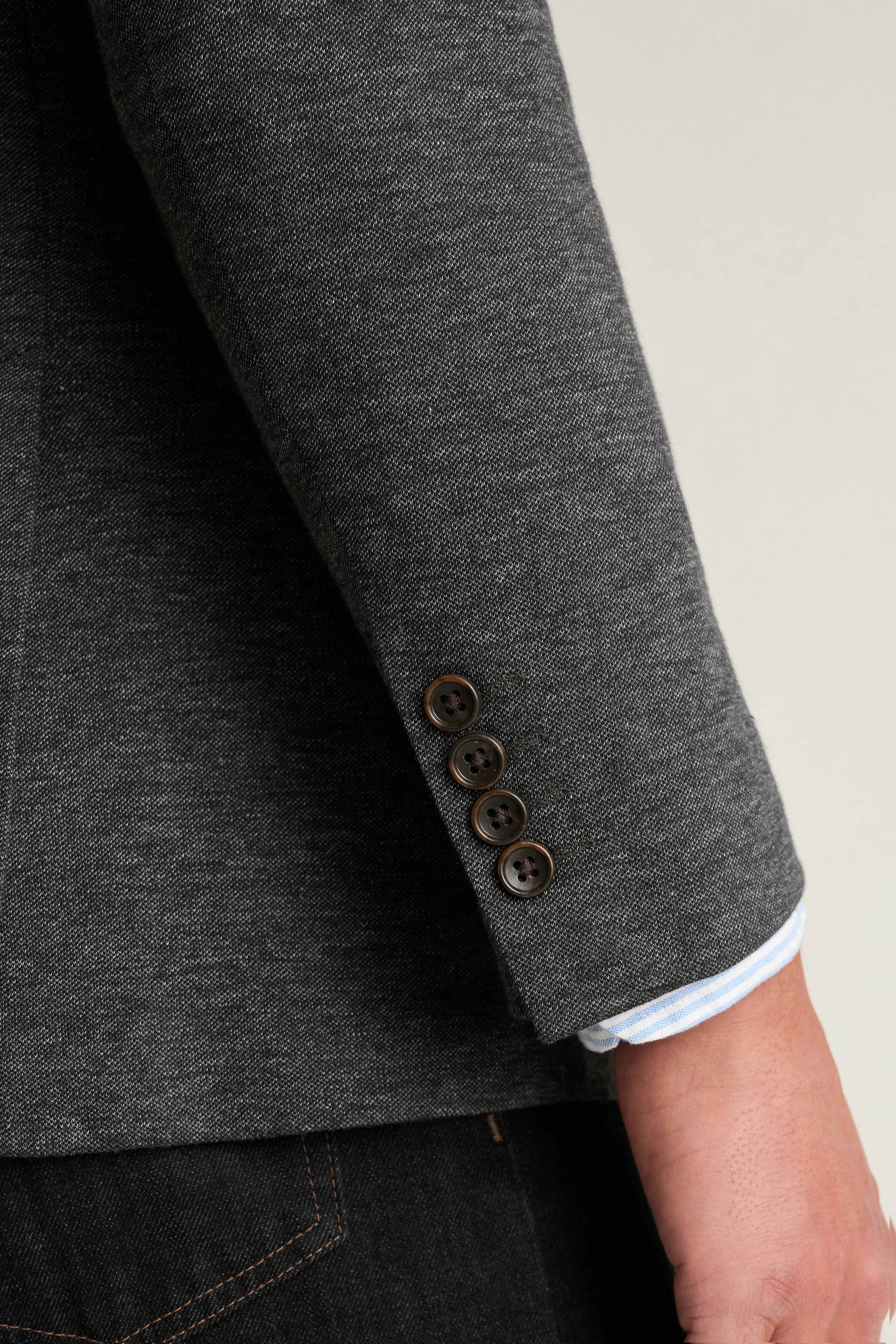 Jetsetter Knit Blazer charcoal