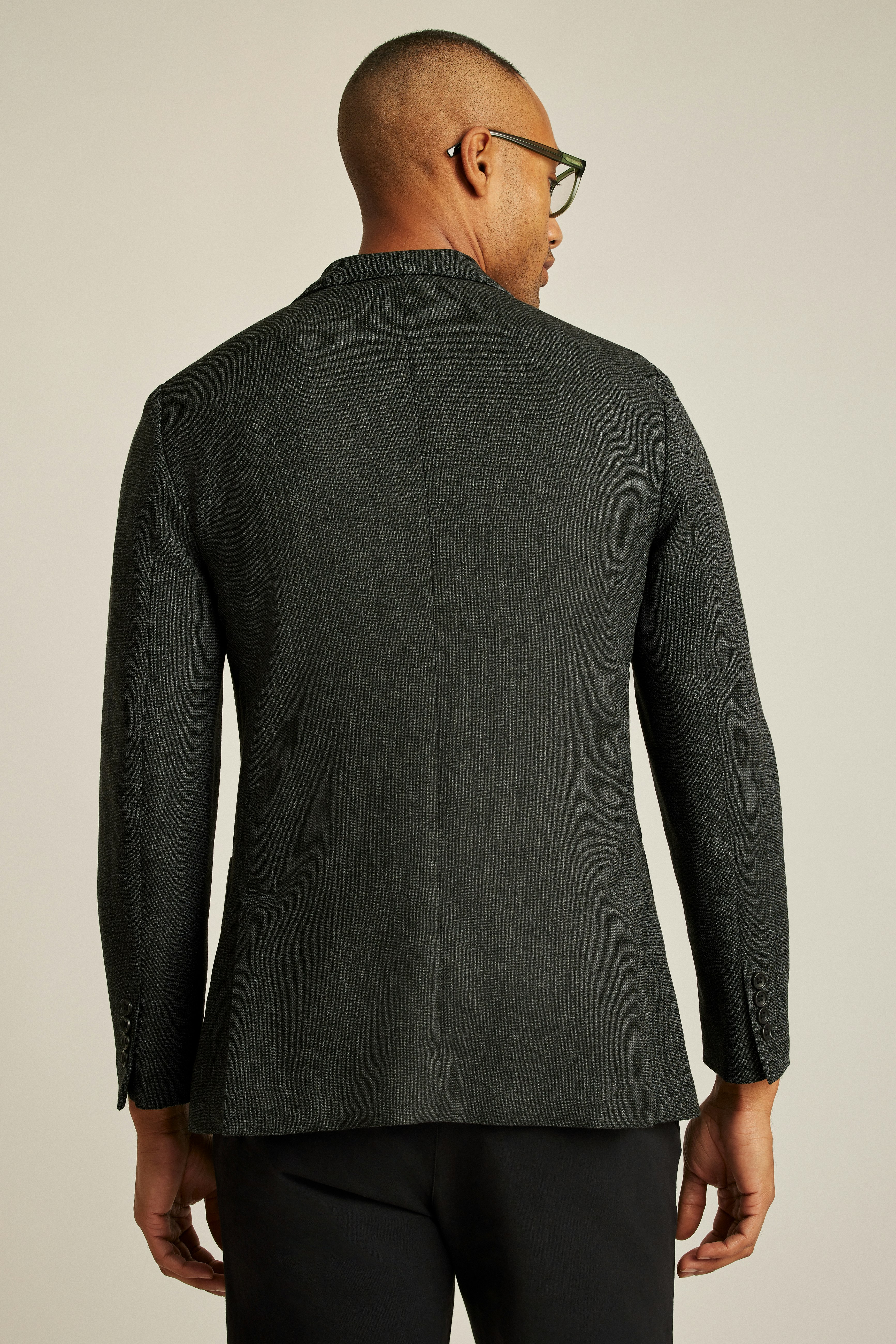 Jetsetter Unconstructed Italian Wool Blazer charcoal 6 Jetsetter Unconstructed Italian Wool Blazer charcoal