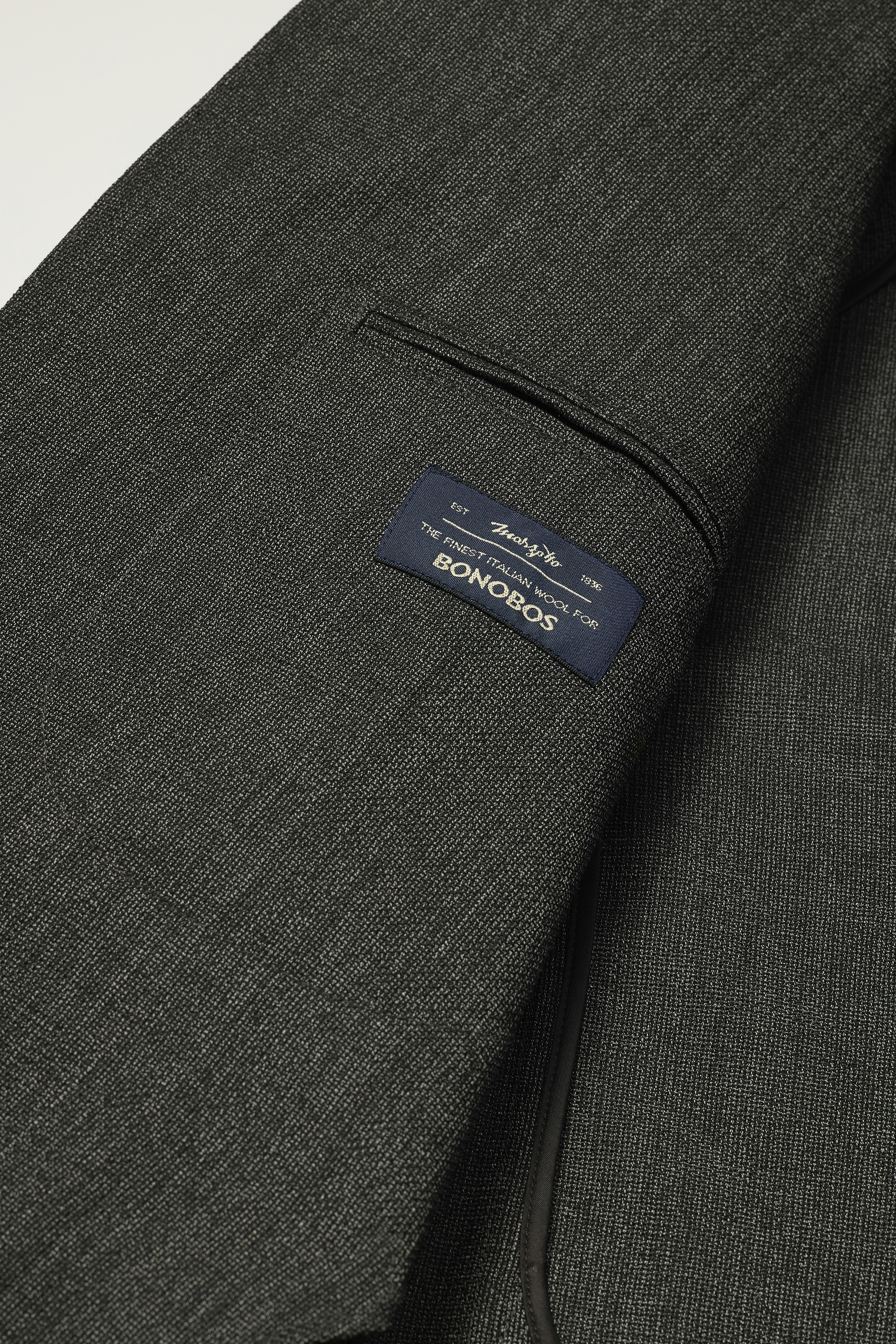 Jetsetter Unconstructed Italian Wool Blazer charcoal 9 Jetsetter Unconstructed Italian Wool Blazer charcoal