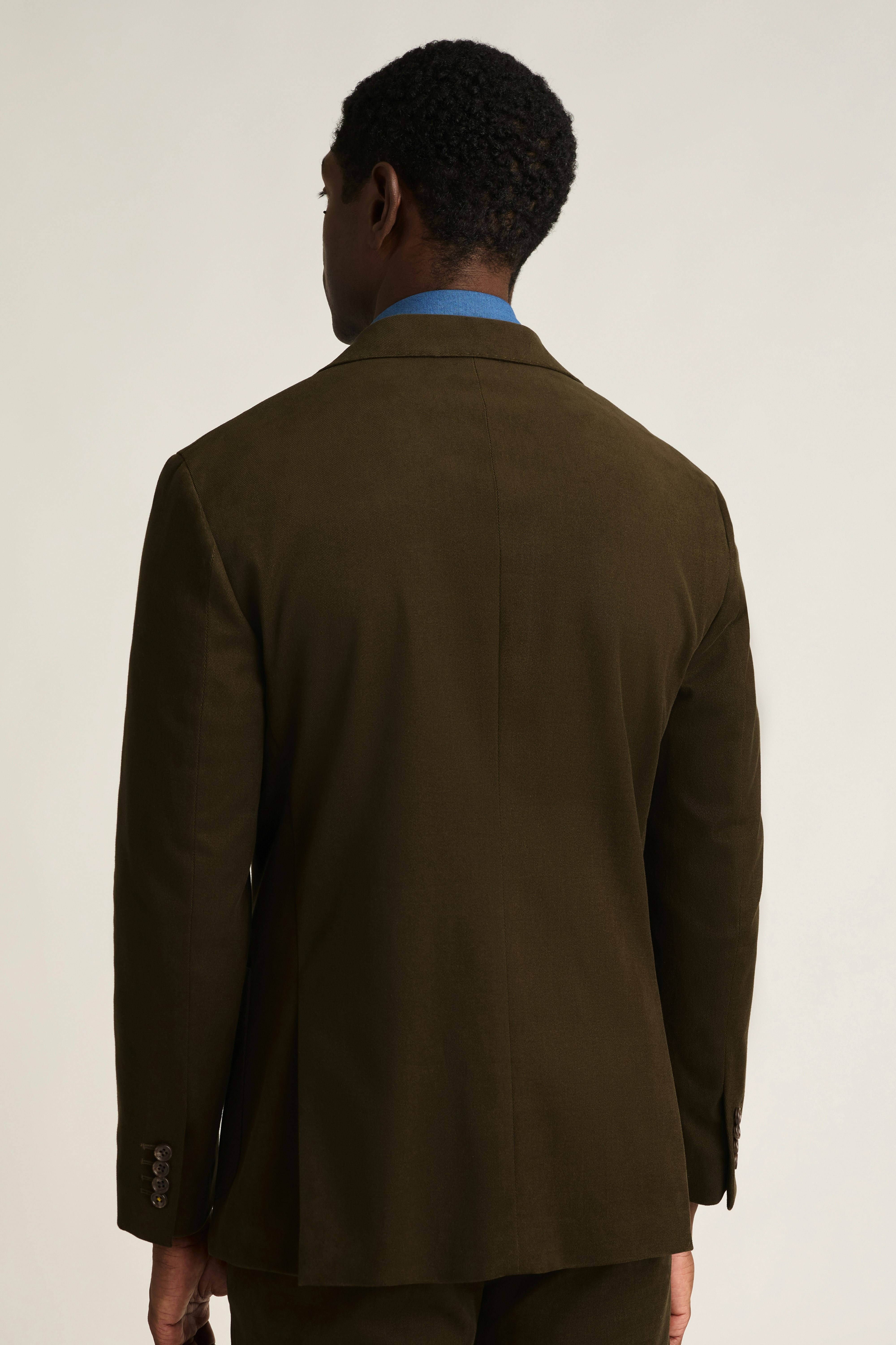 Jetsetter Italian Brushed Cotton Blazer olive green 4 Jetsetter Italian Brushed Cotton Blazer olive green