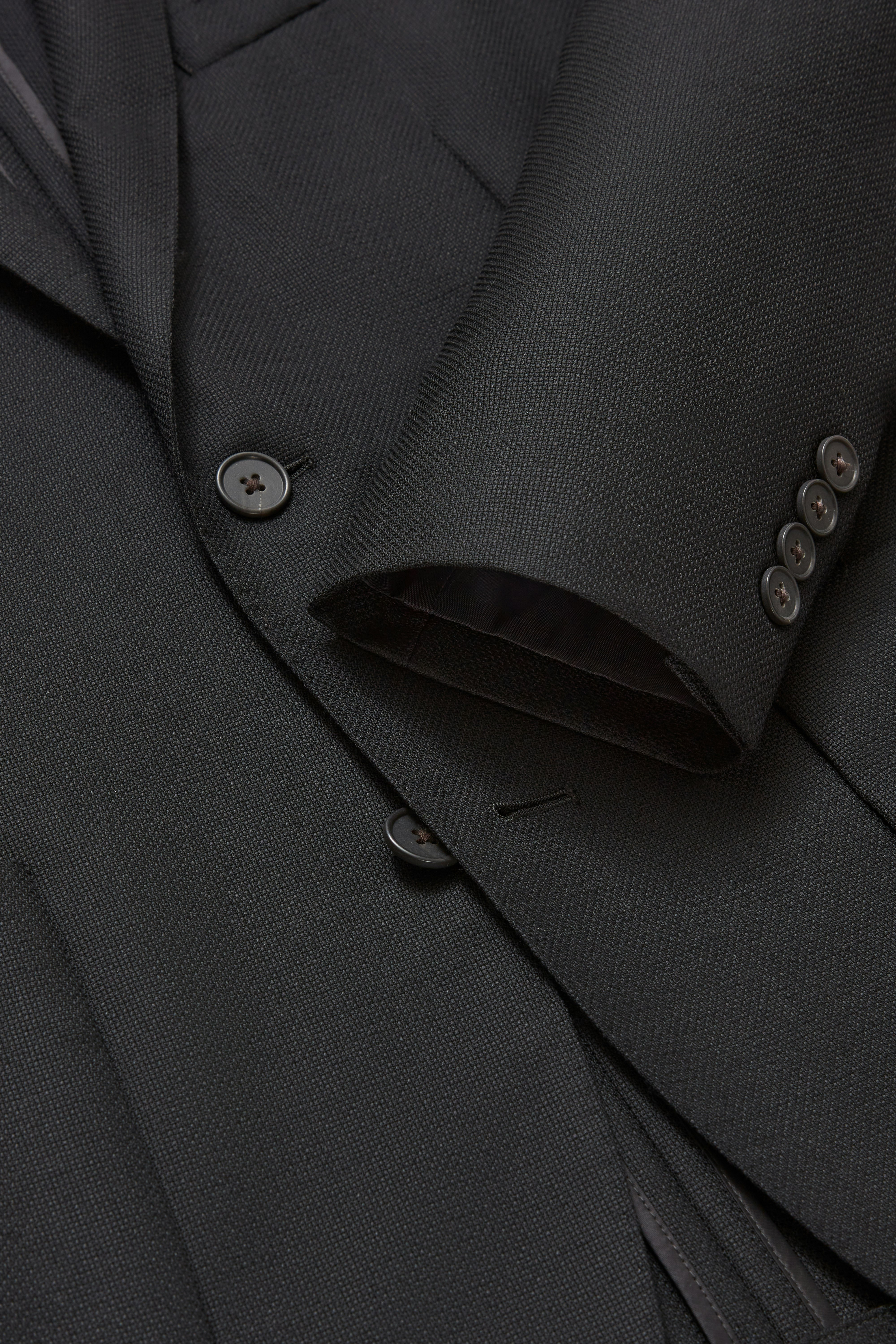 Jetsetter Unconstructed Italian Wool Blazer black