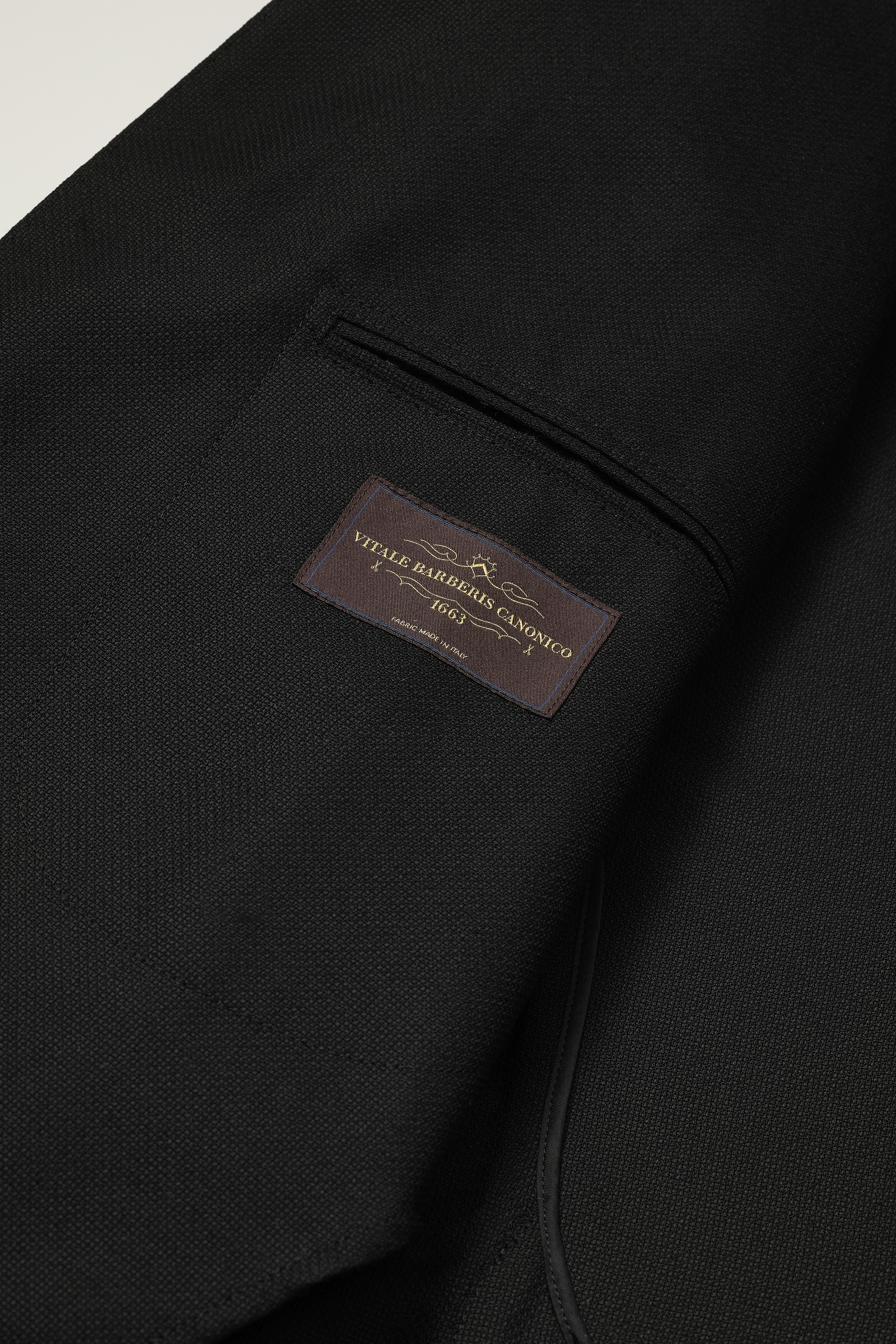 Jetsetter Unconstructed Italian Wool Blazer black