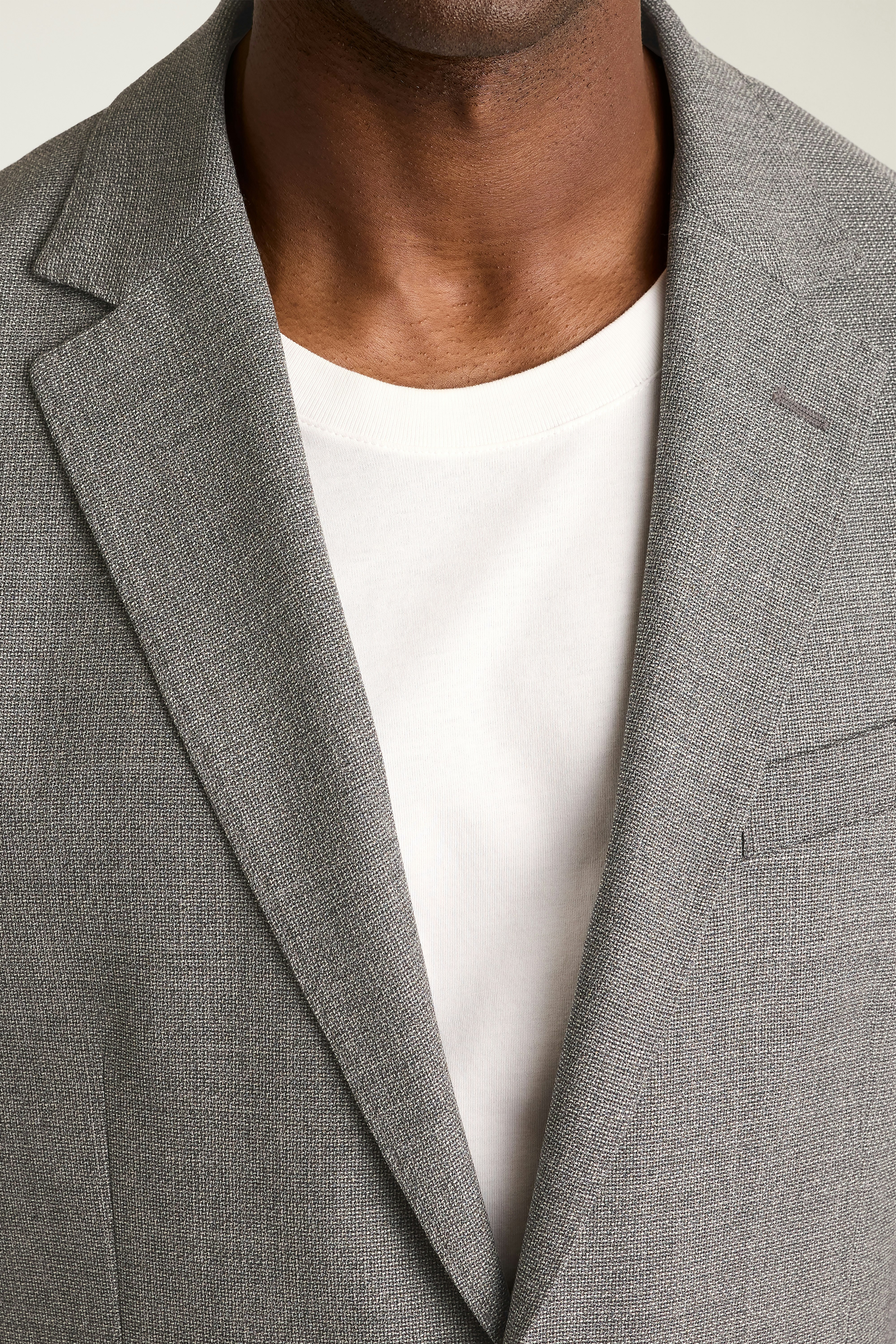 Jetsetter Unconstructed Italian Wool Blazer grey