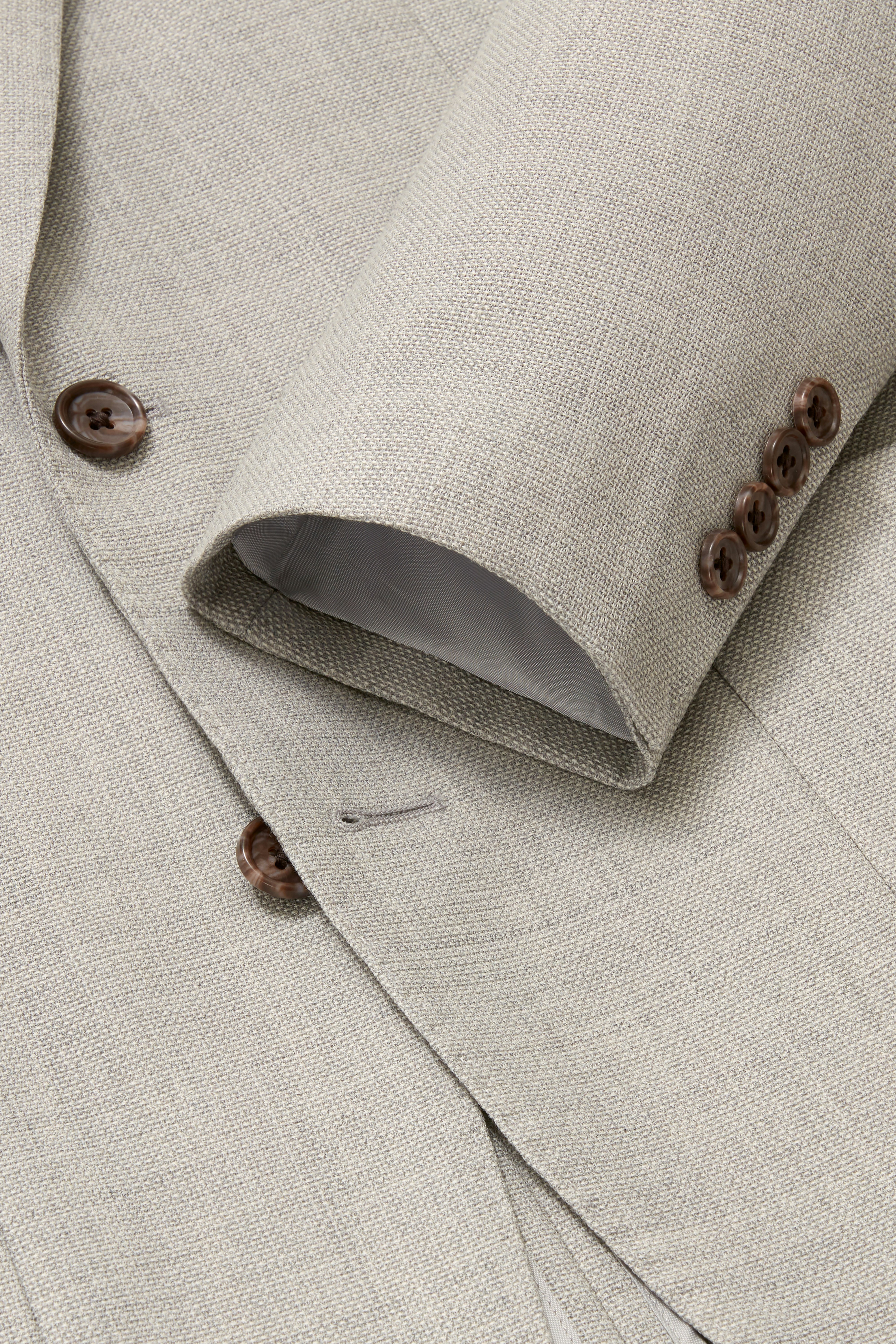 Jetsetter Unconstructed Italian Wool Blazer light grey