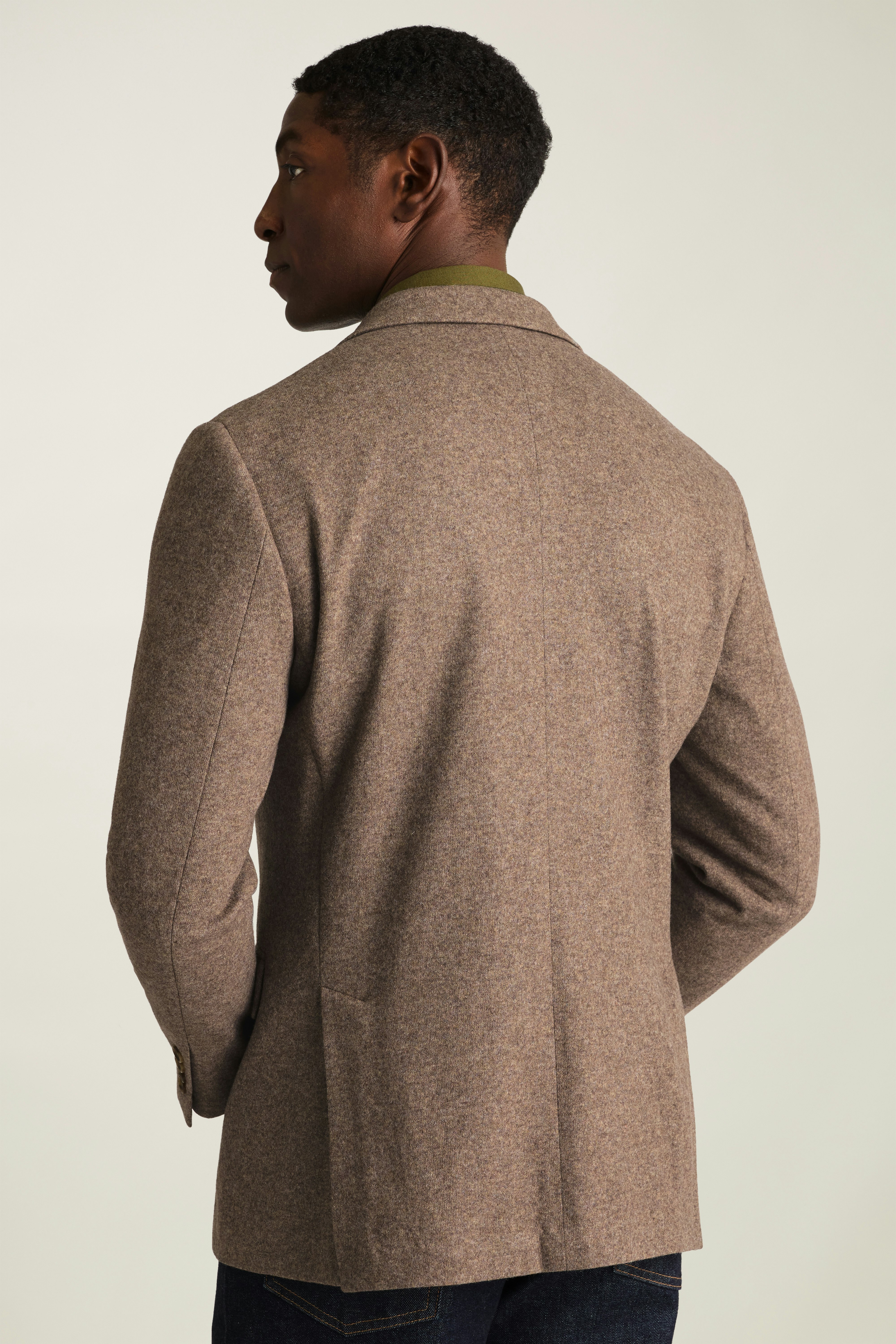 Jetsetter Knit Blazer mushroom brown