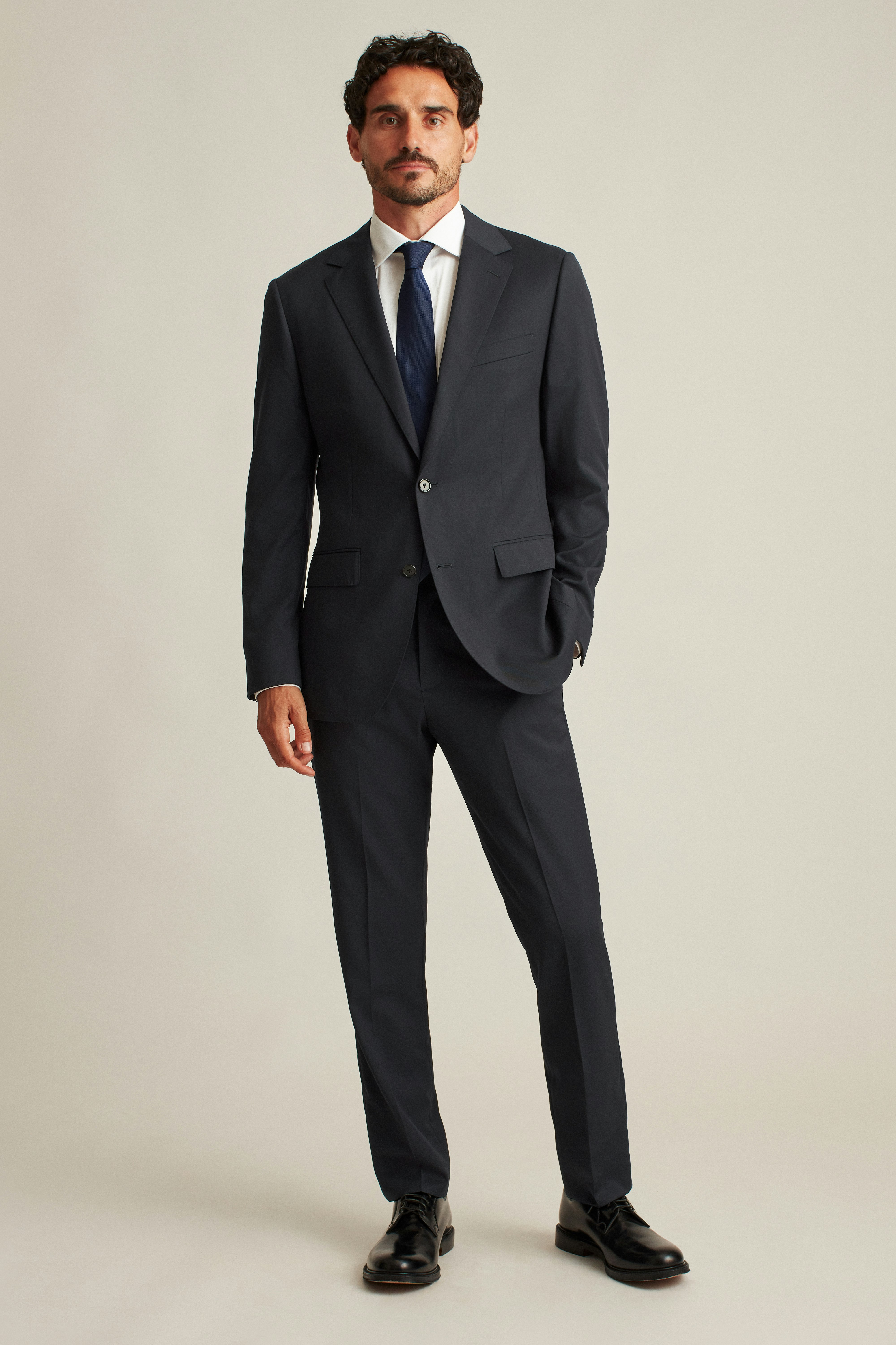 Jetsetter Super 120s Italian Wool Blazer navy