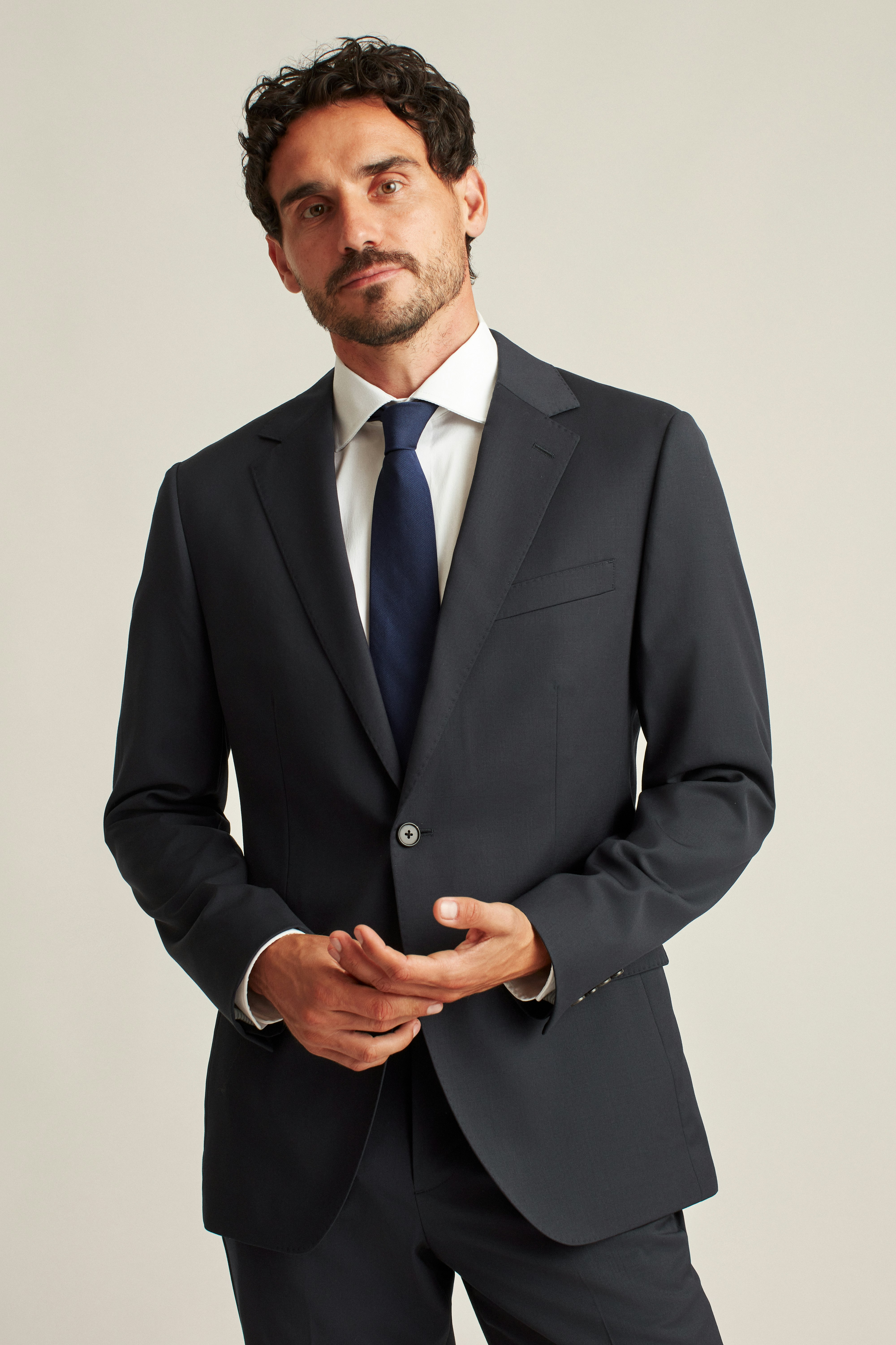 Jetsetter Super 120s Italian Wool Blazer navy