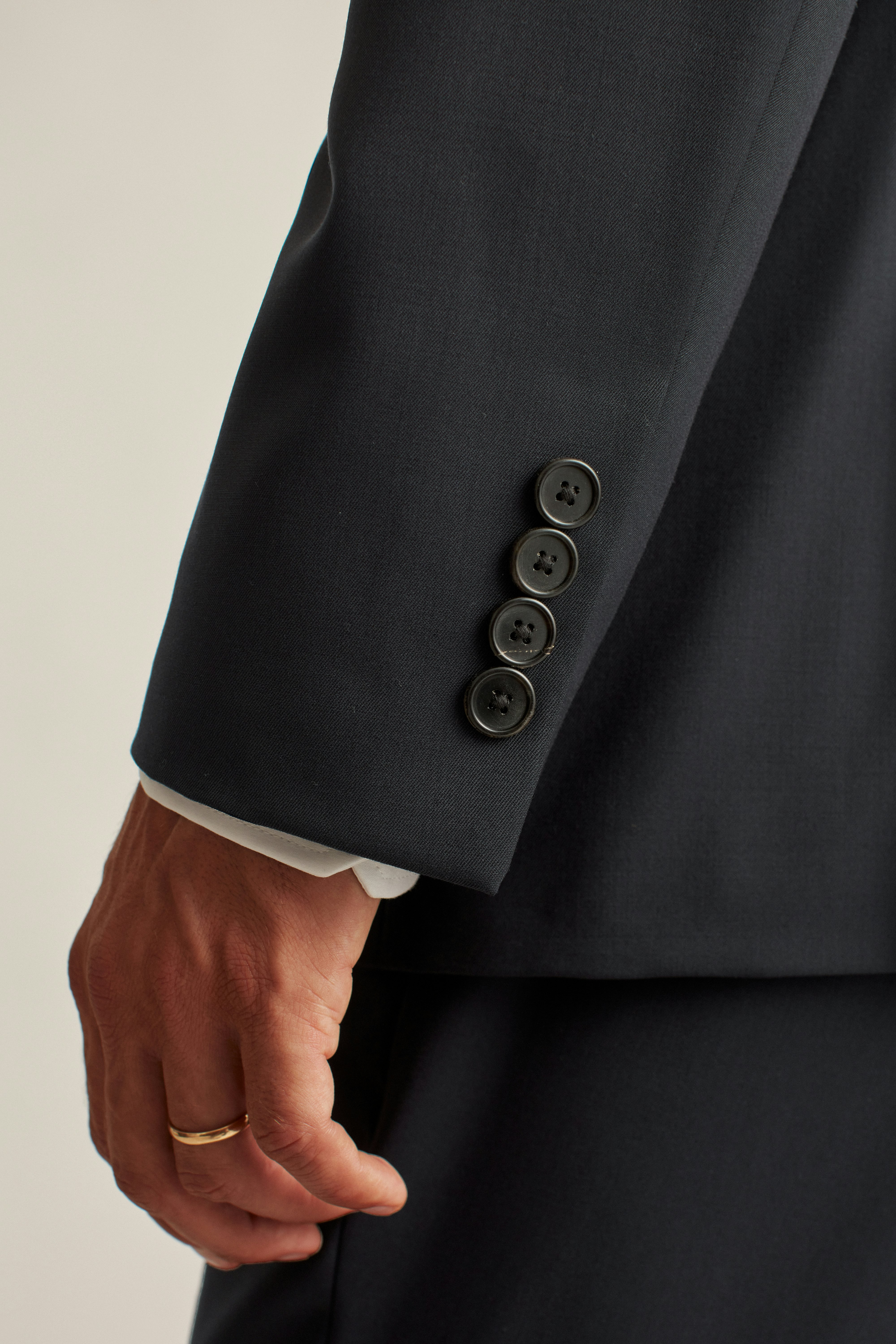 Jetsetter Super 120s Italian Wool Blazer navy