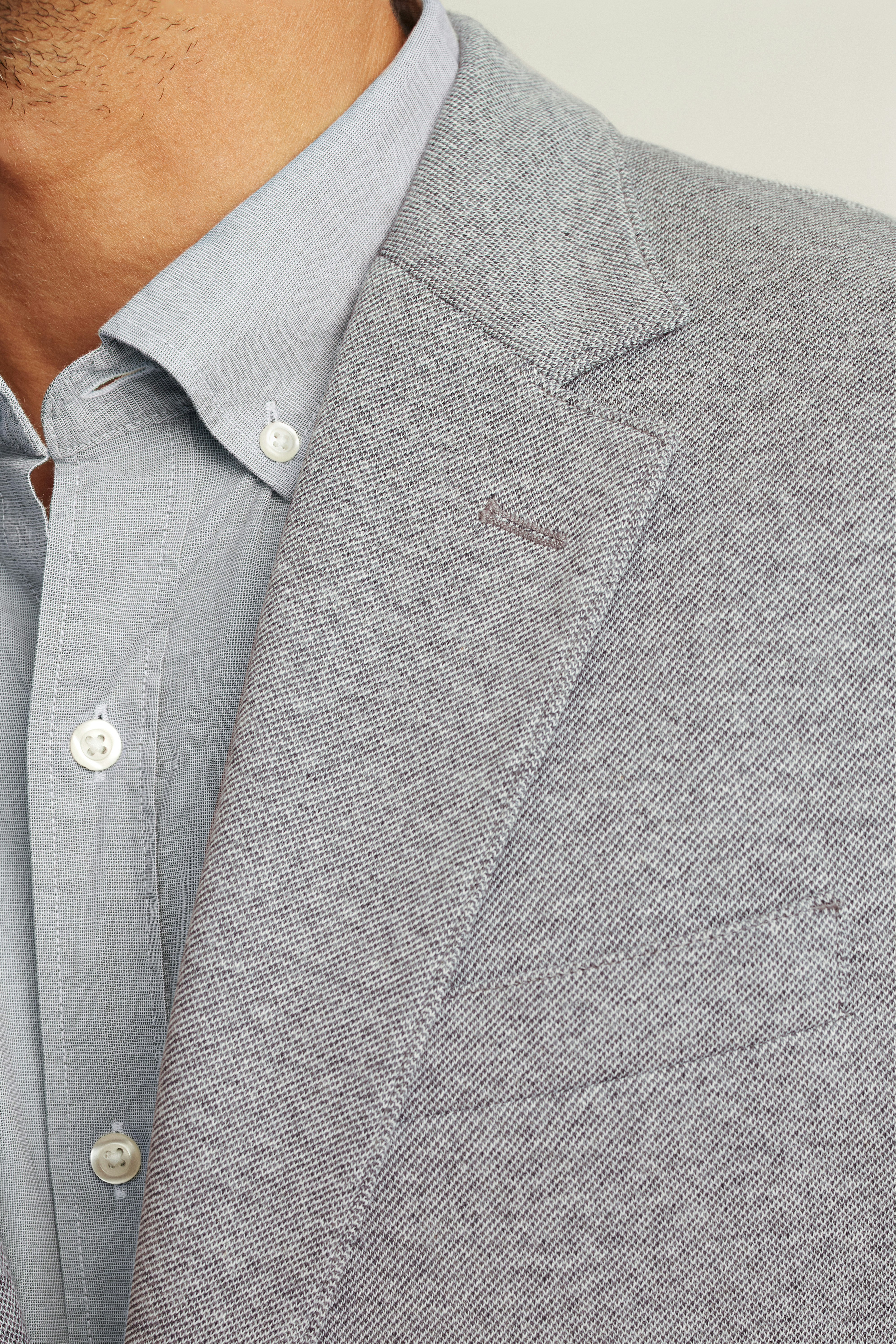 Jetsetter Knit Blazer light grey