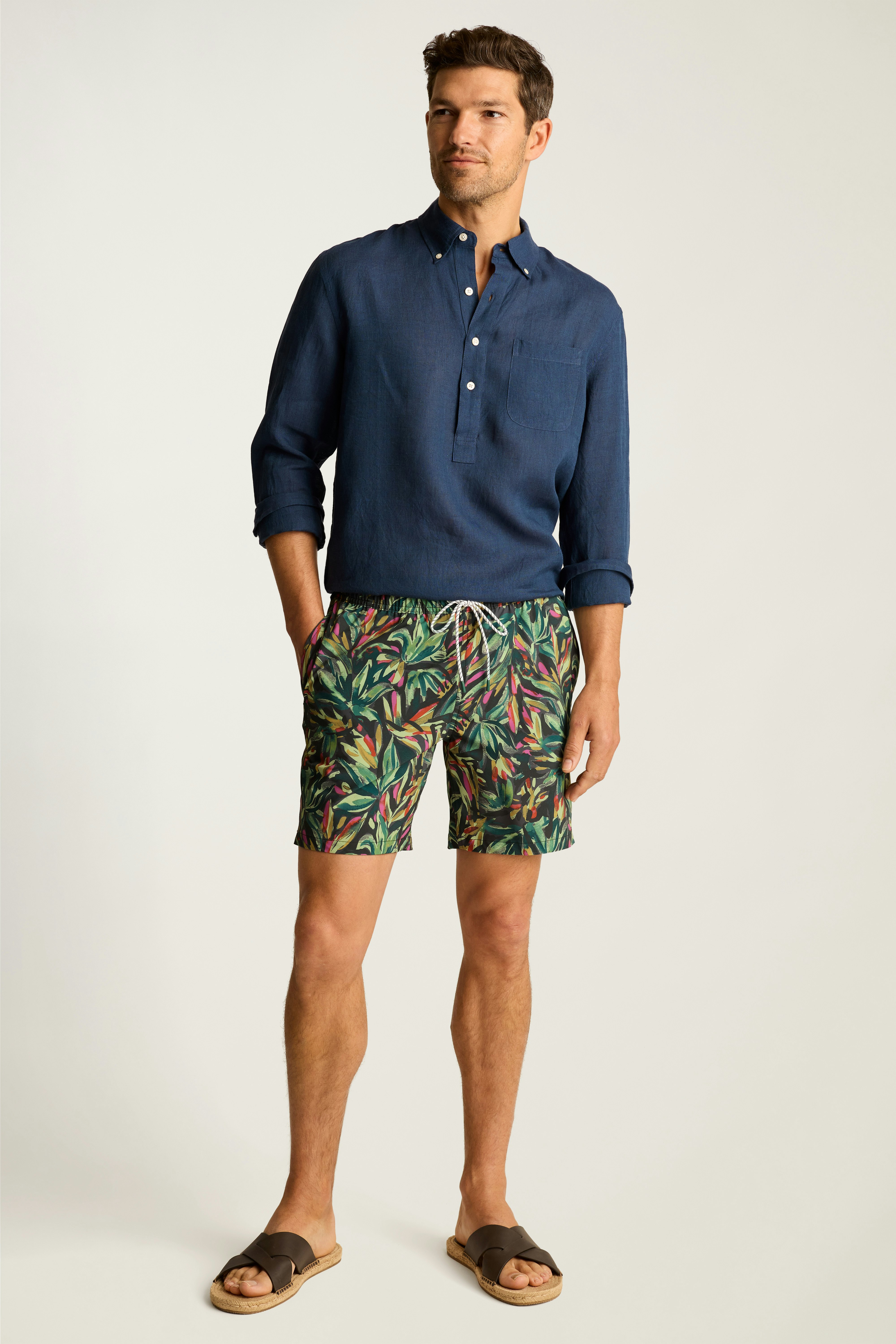 Riviera Swim Trunks multi abstract floral