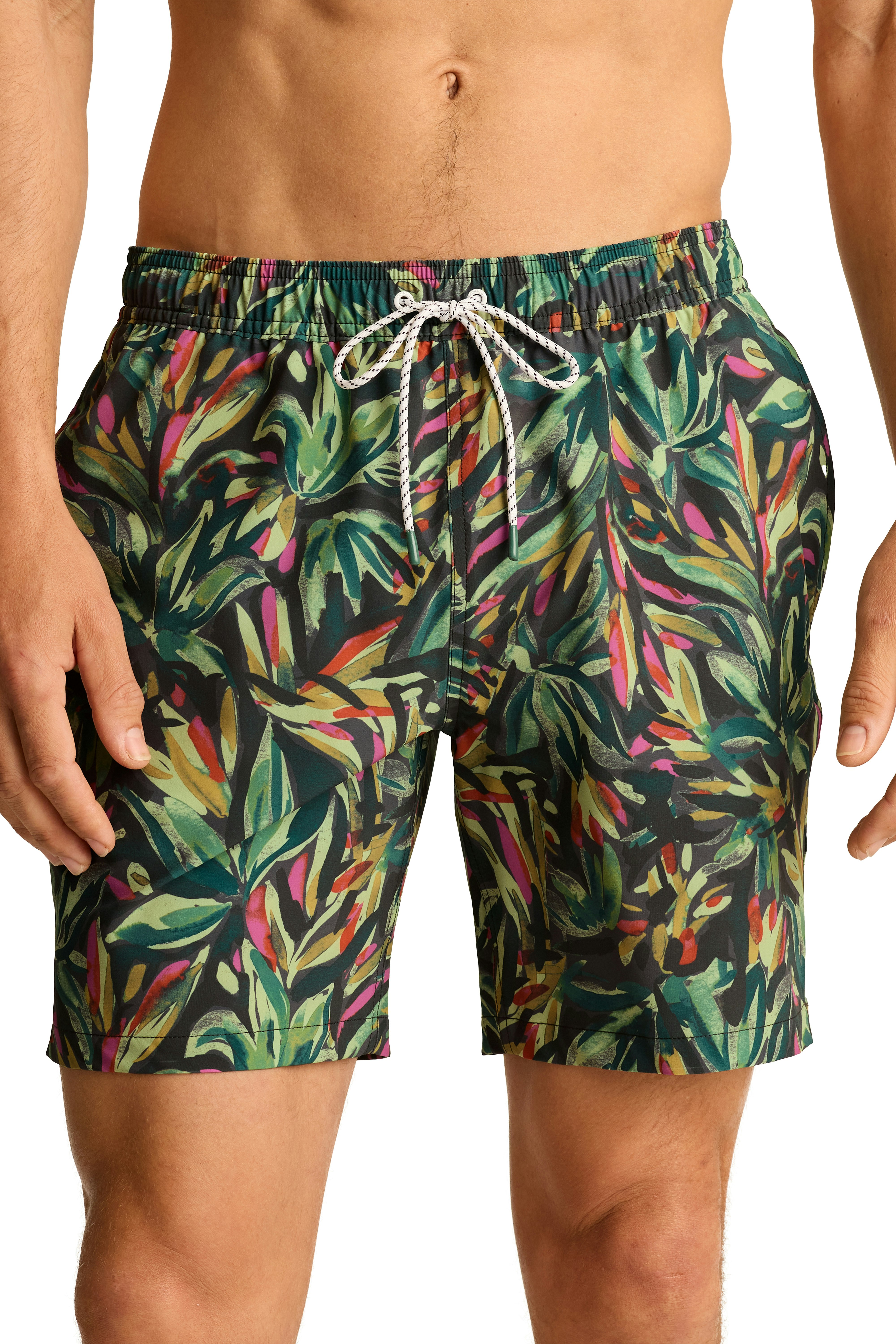 Riviera Swim Trunks multi abstract floral