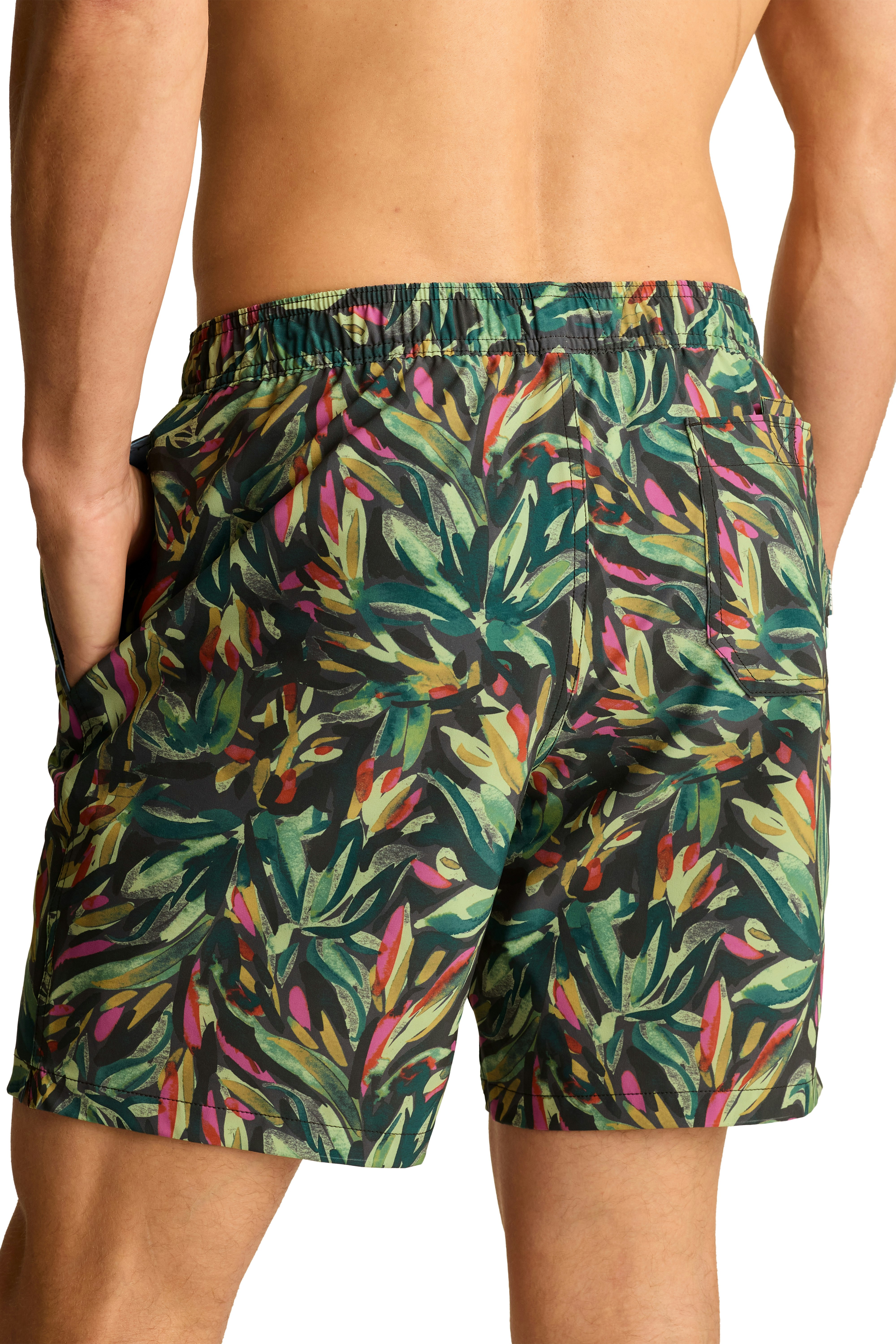Riviera Swim Trunks multi abstract floral