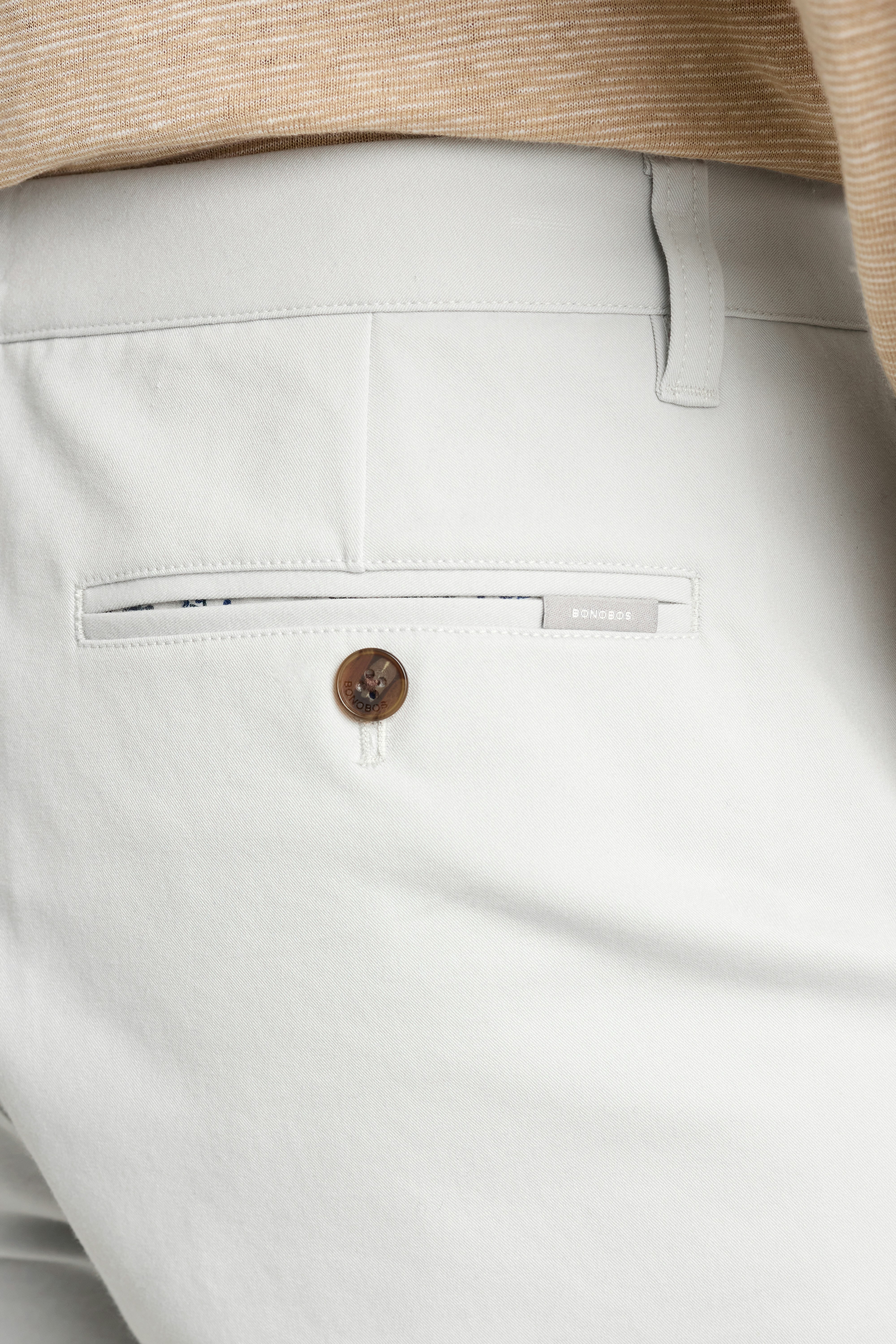 The Chino Short 2.0 oyster grey