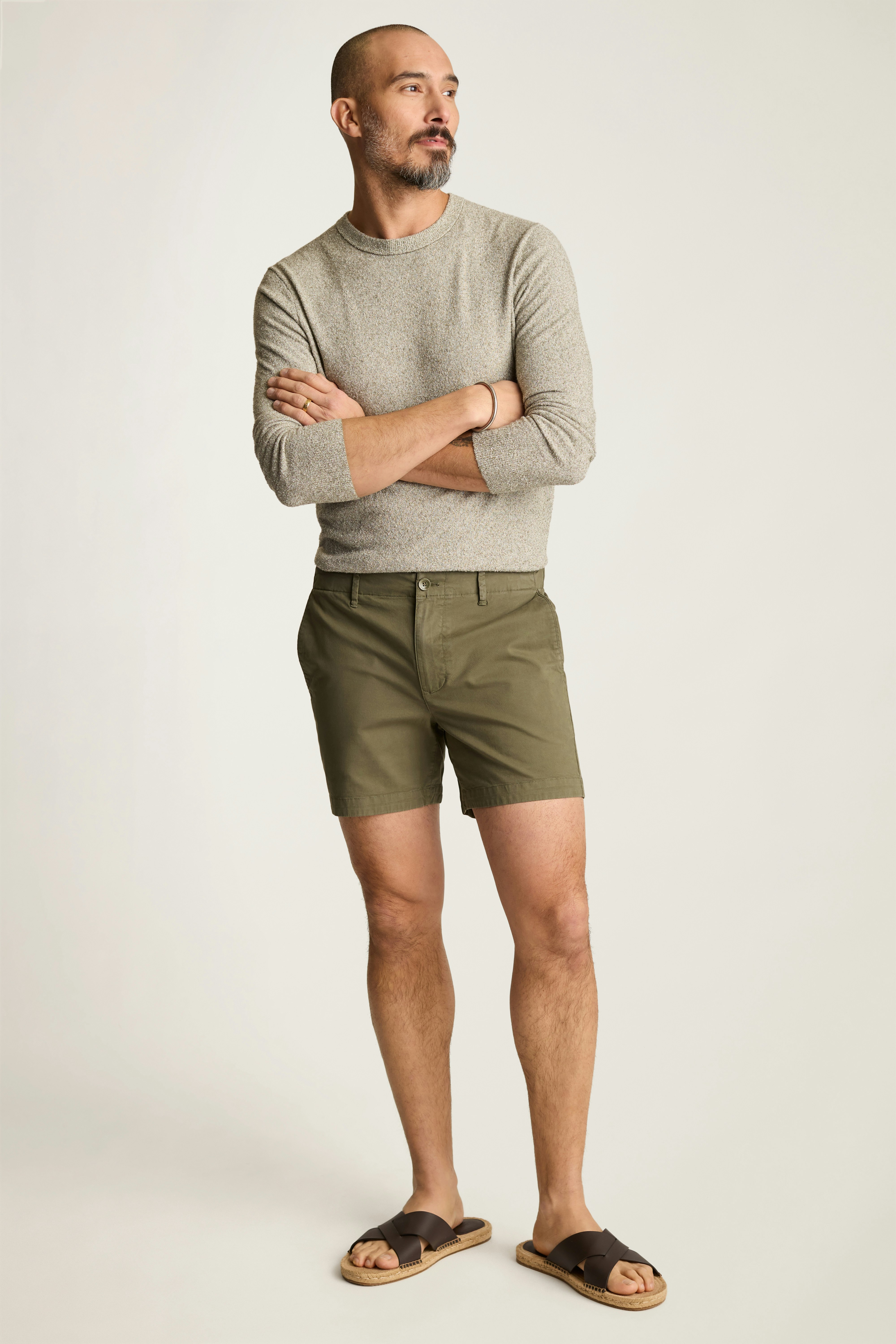 Lightweight Chino Short kalamata olive