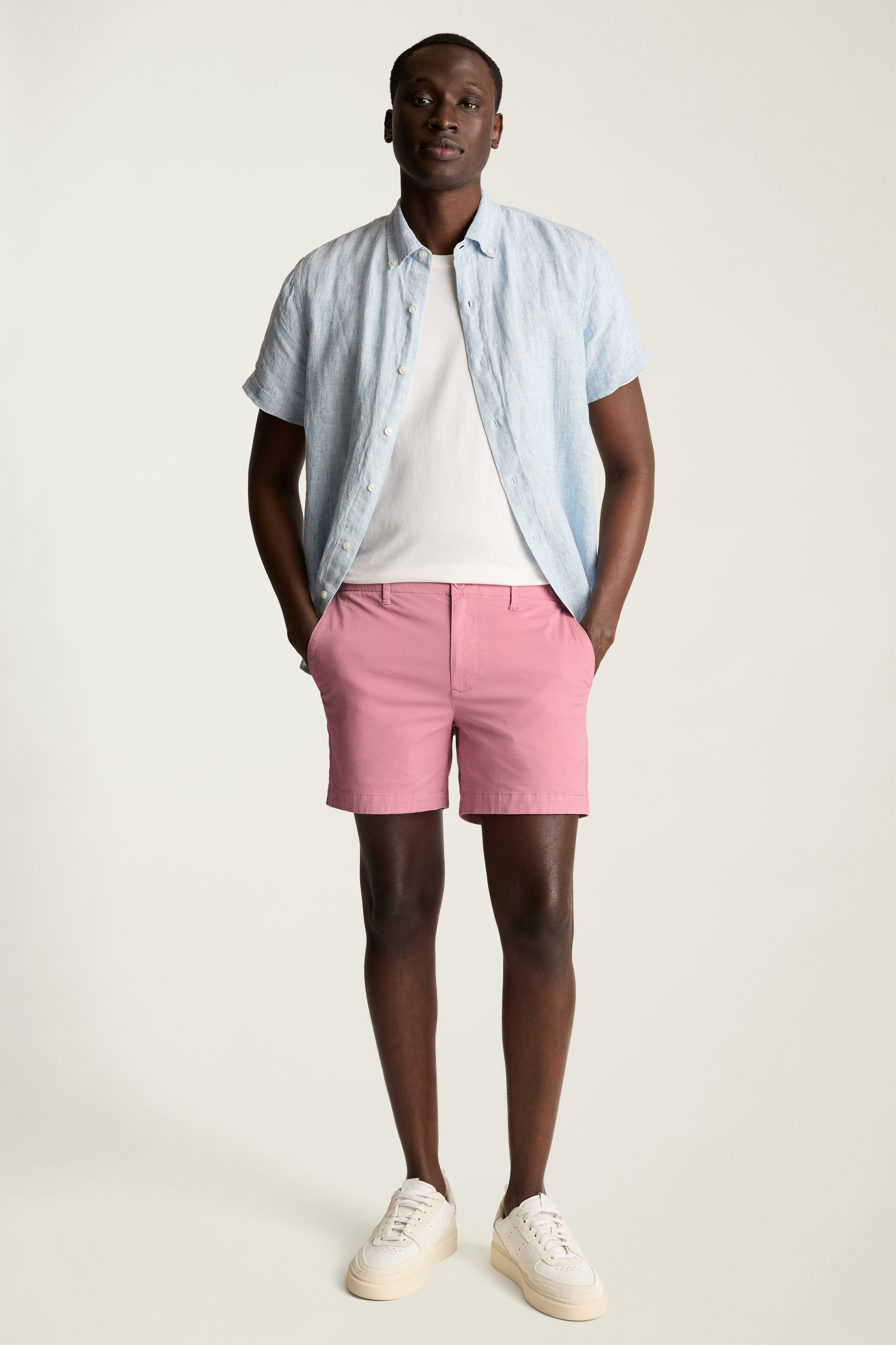 Lightweight Chino Short dusty lilac