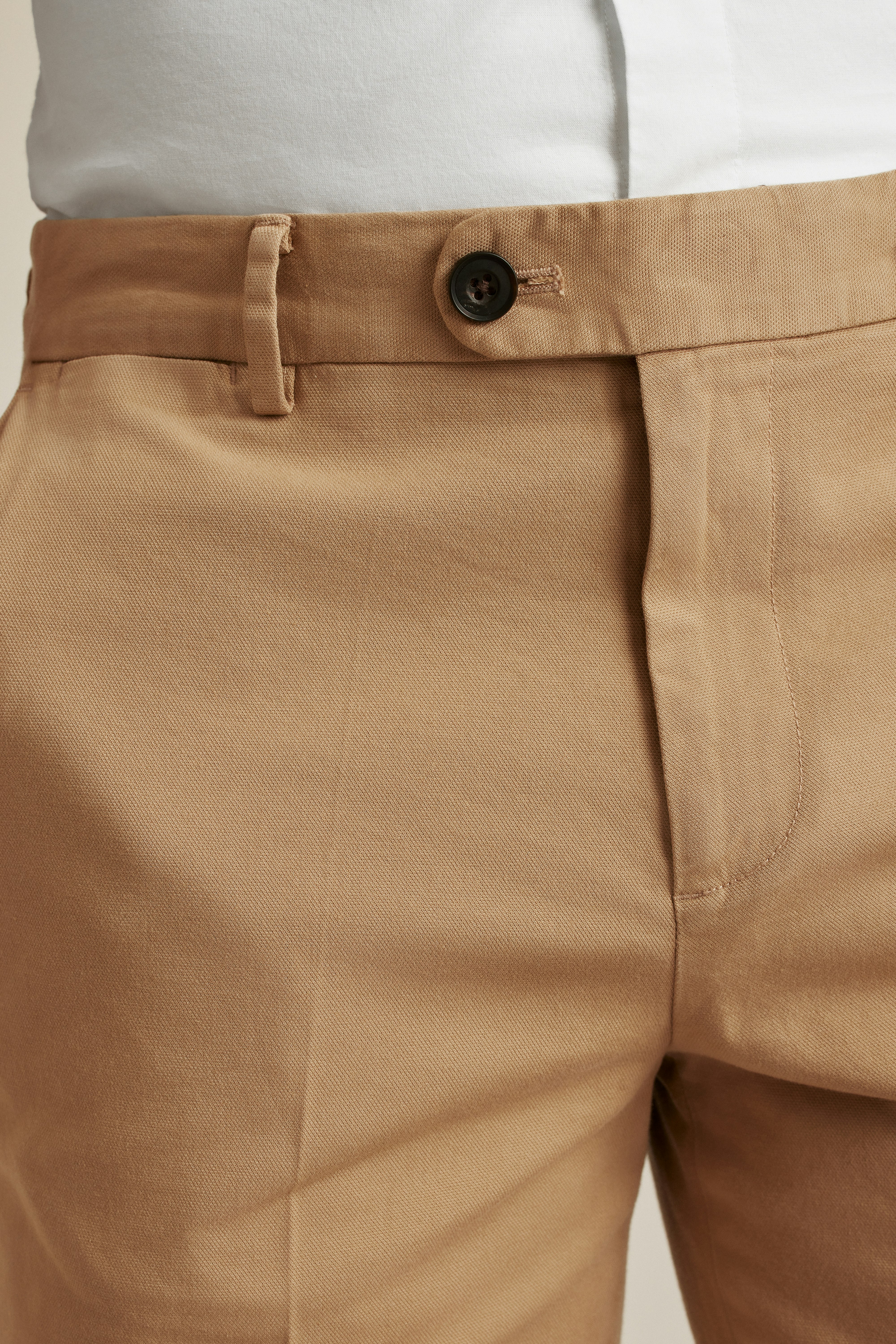 Italian Stretch Chino Shorts pale oak