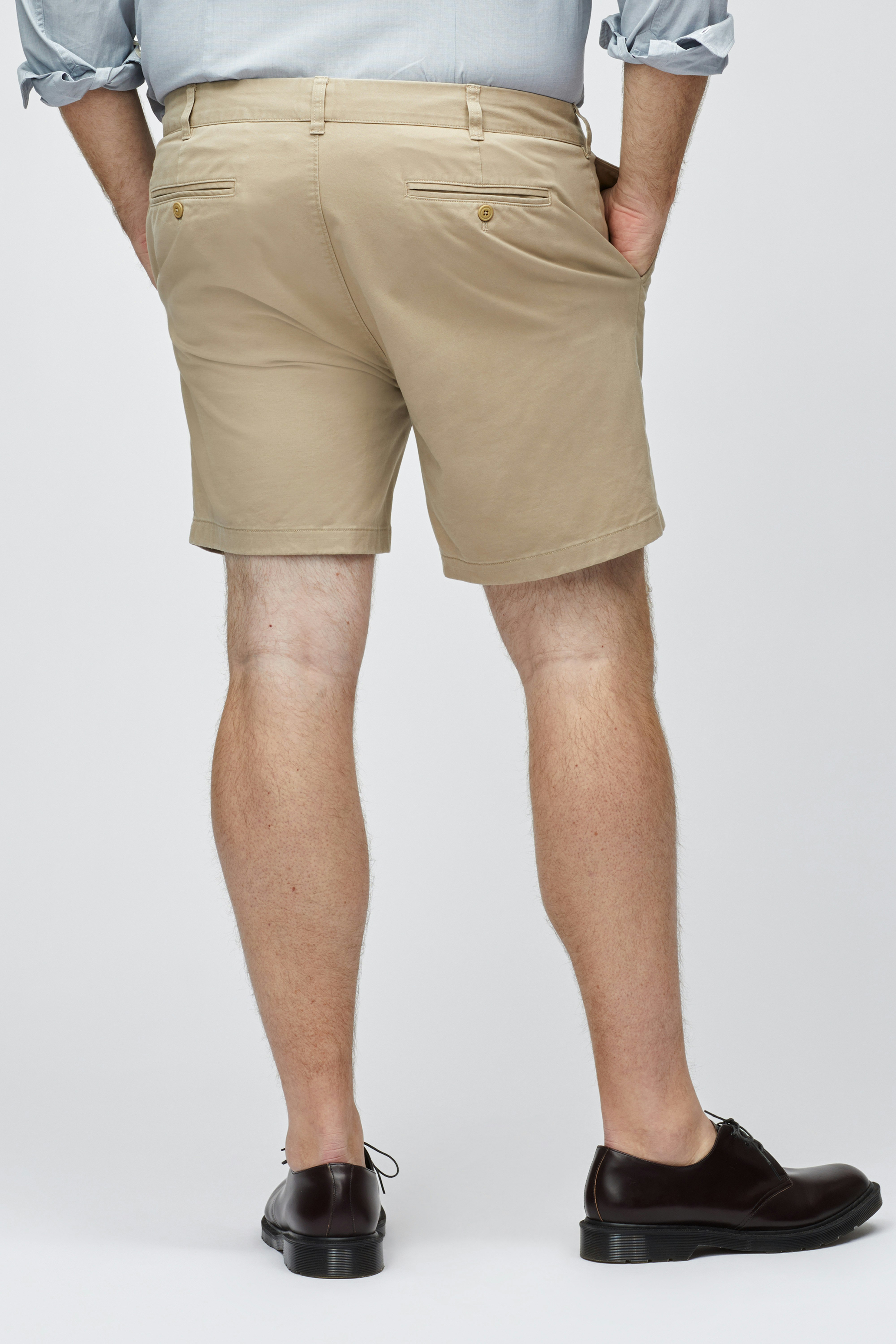 Stretch Washed Chino Shorts khaki
