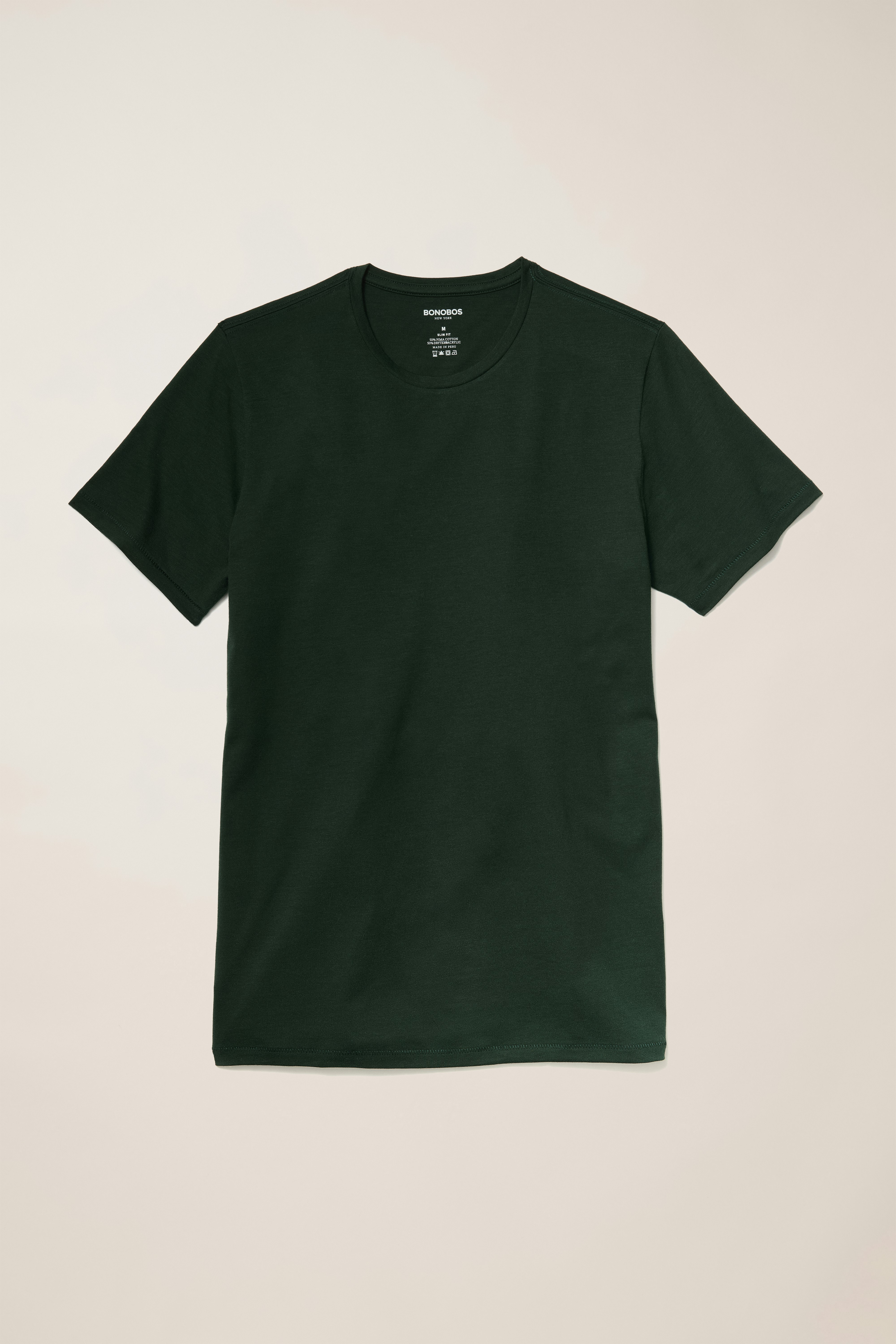 Pima Performance Tee dark forest green