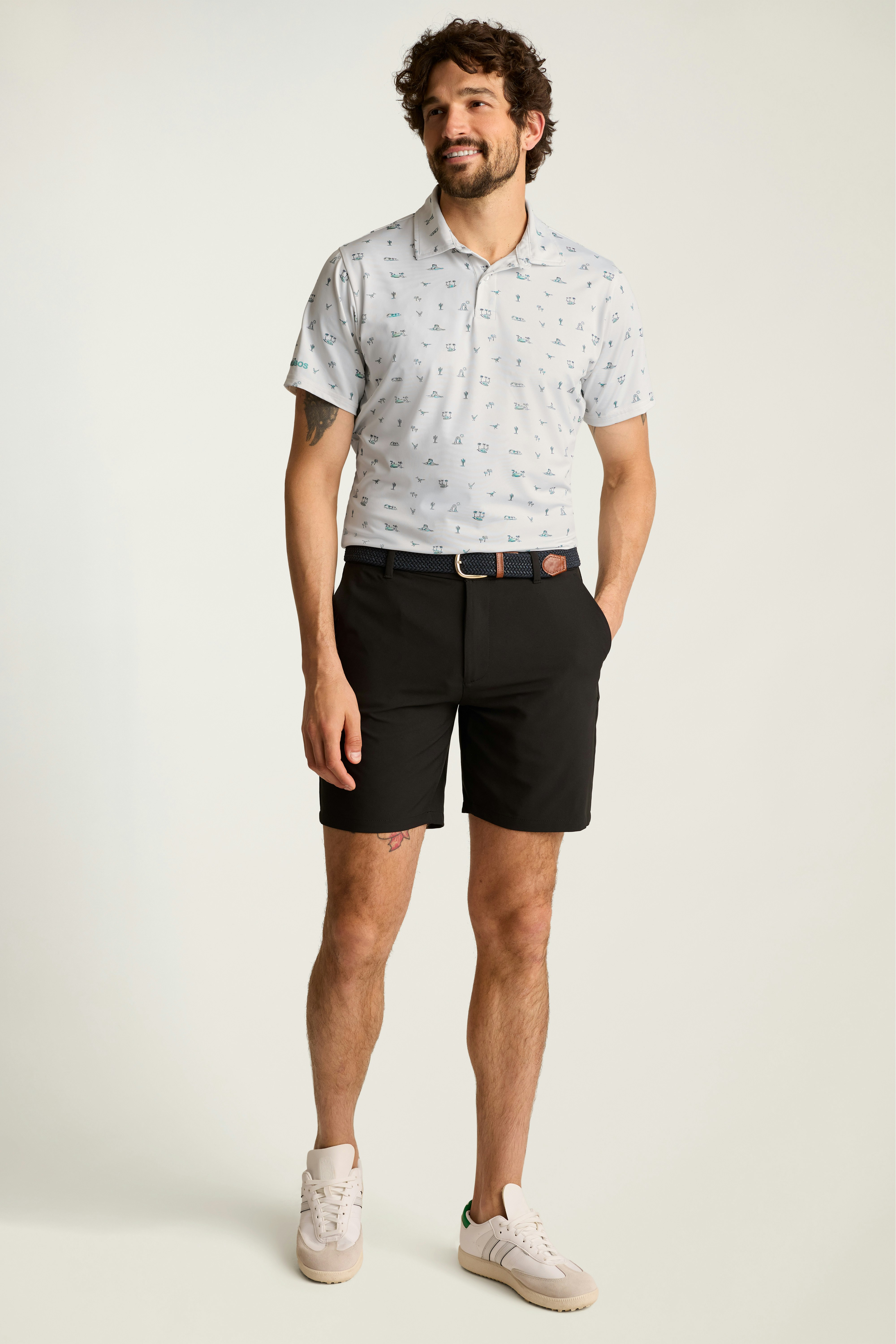 Performance Golf Polo blue desert oasis